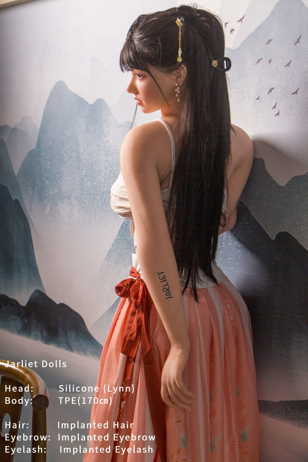 Lynn sexdukke (Jarliet 170 cm H-cup TPE+silikone)