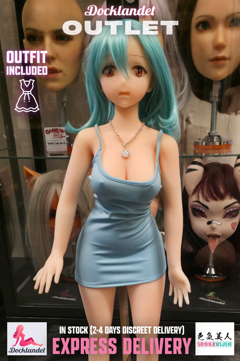 Shiori sexdukke (Irokebijin 80 cm E-cup TPE) EXPRESS OUTLET