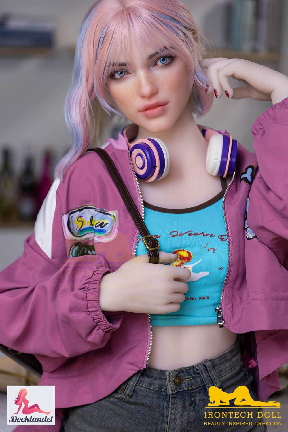 Heidi sexdukke (Irontech Doll 162cm a-cup S46 TPE+silikone)