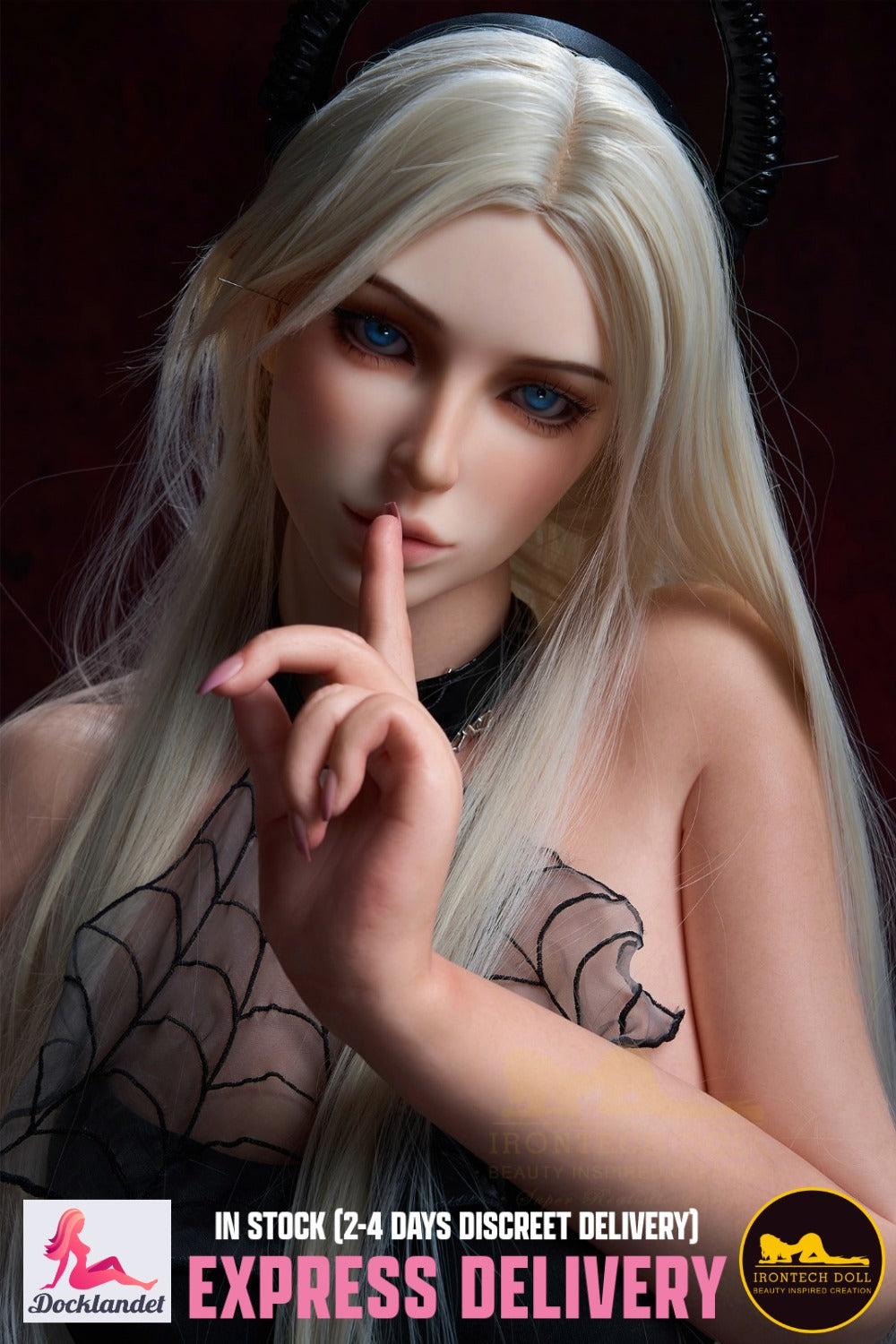 Bailey sexdukke (Irontech Doll 164 cm E-cup B1 silikone) EXPRESS