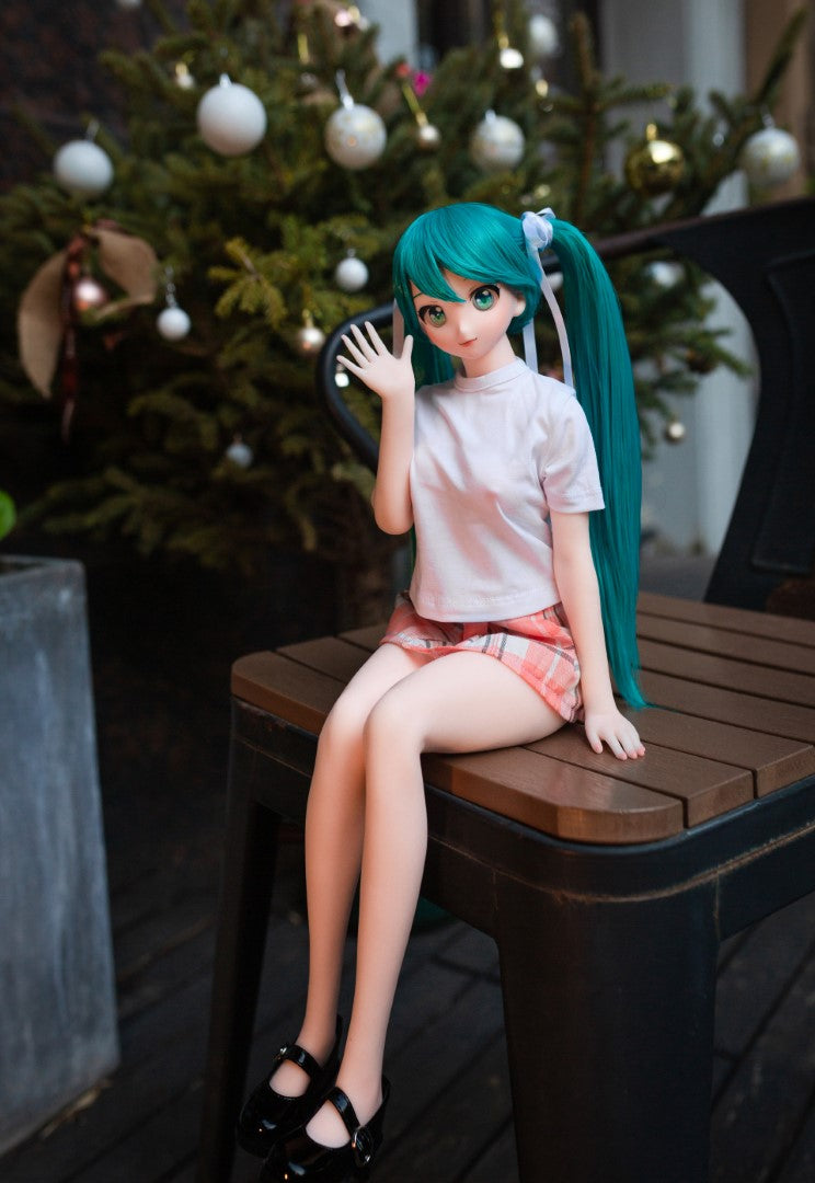 Miku sexdukke (Climax Doll Mini 60 cm b-cup silikone)