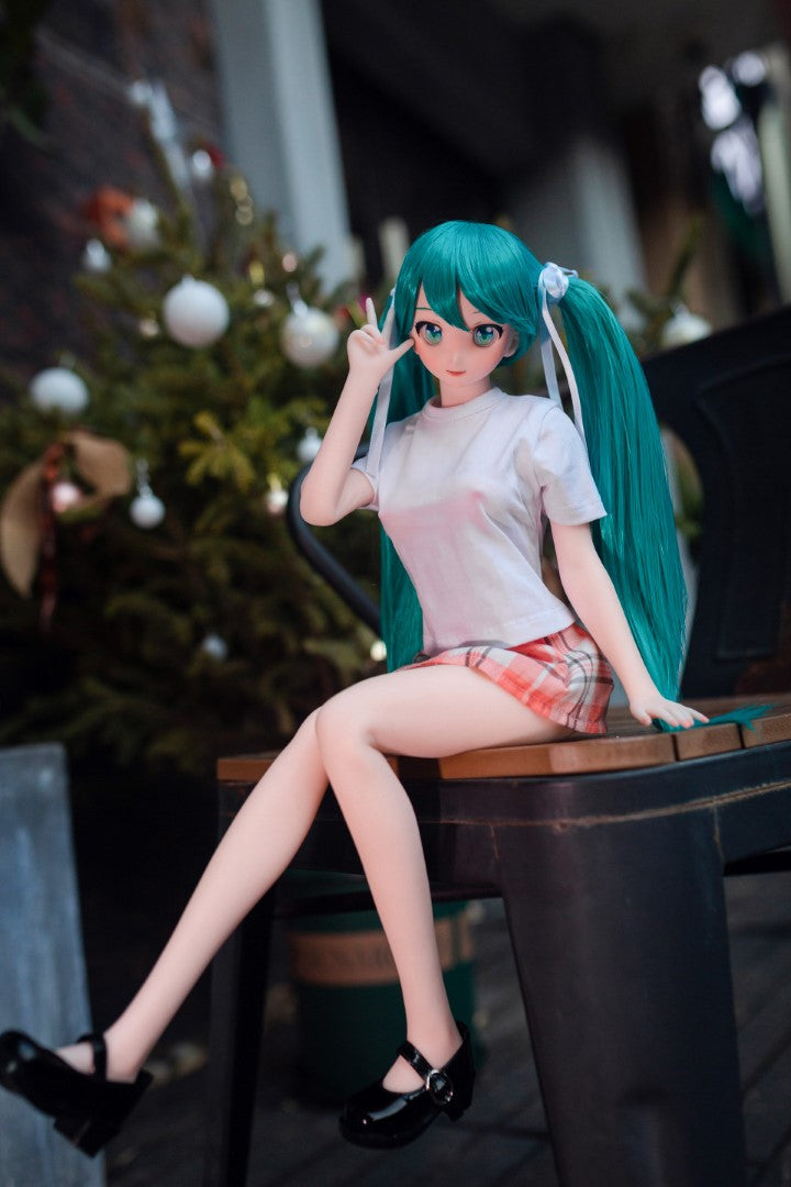 Miku sexdukke (Climax Doll Mini 60 cm b-cup silikone)