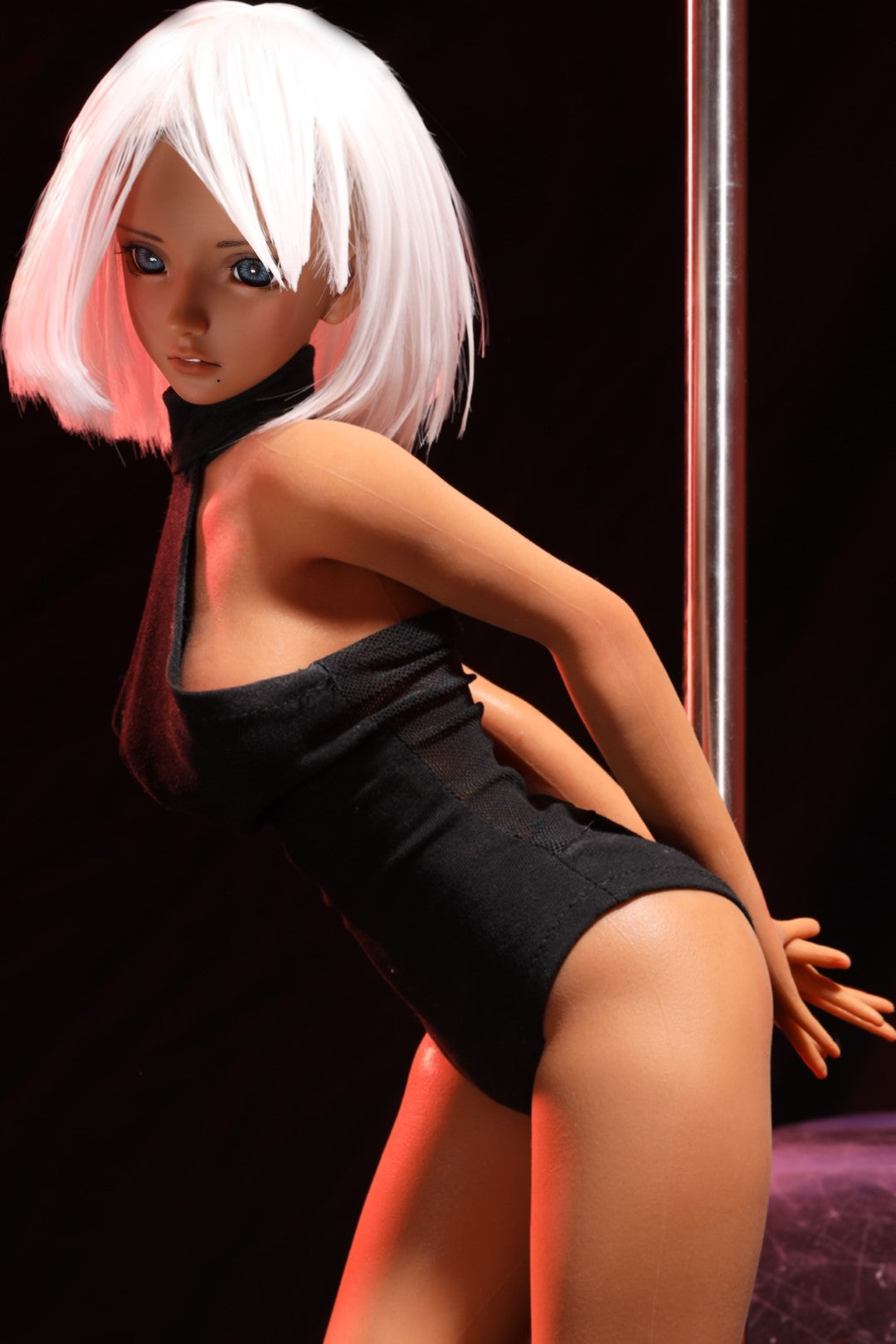 Shirley sexdukke (Climax Doll Mini 60 cm C-cup silikone)