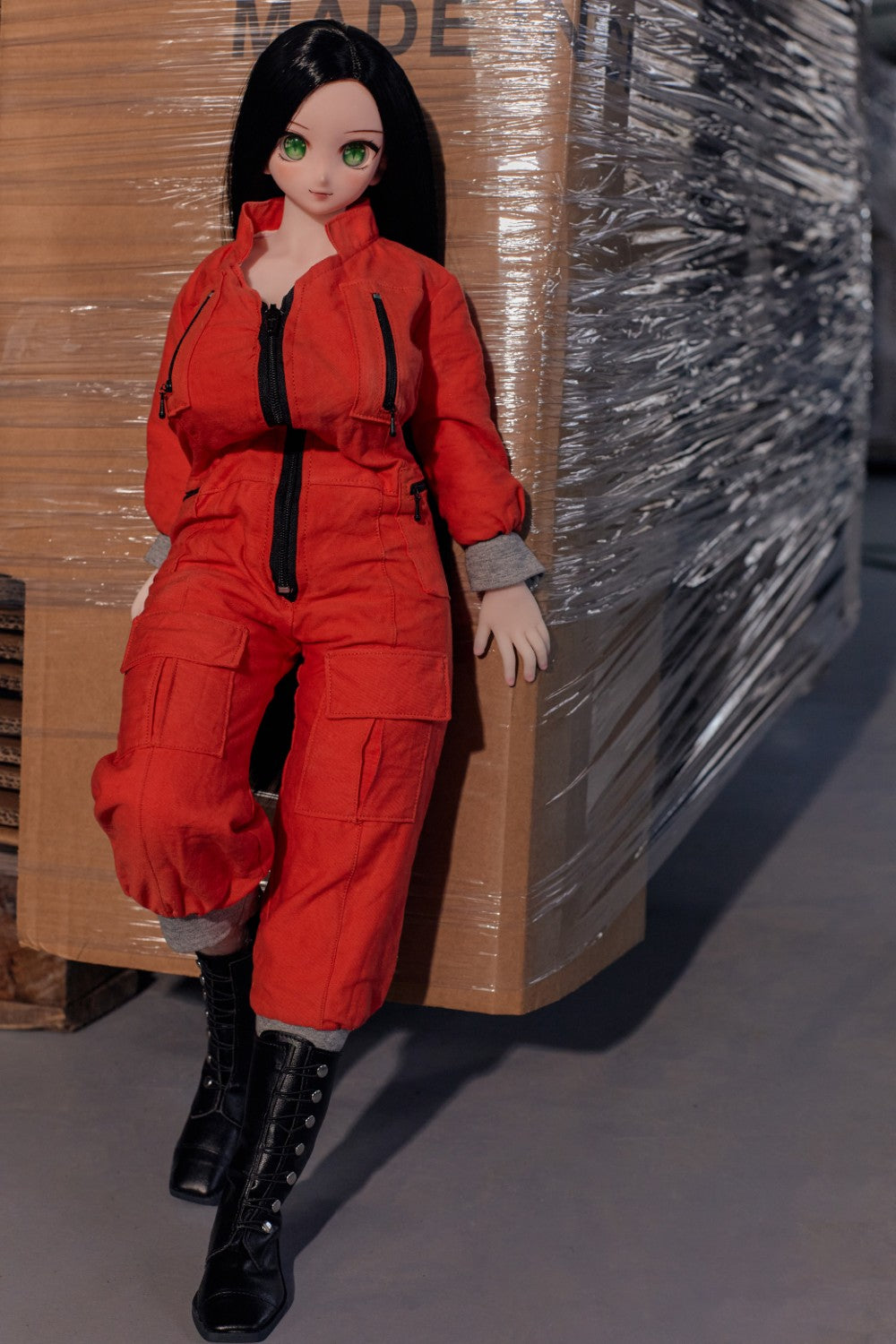 Rina sexdukke (Climax Doll Mini 60 cm G-cup silikone)