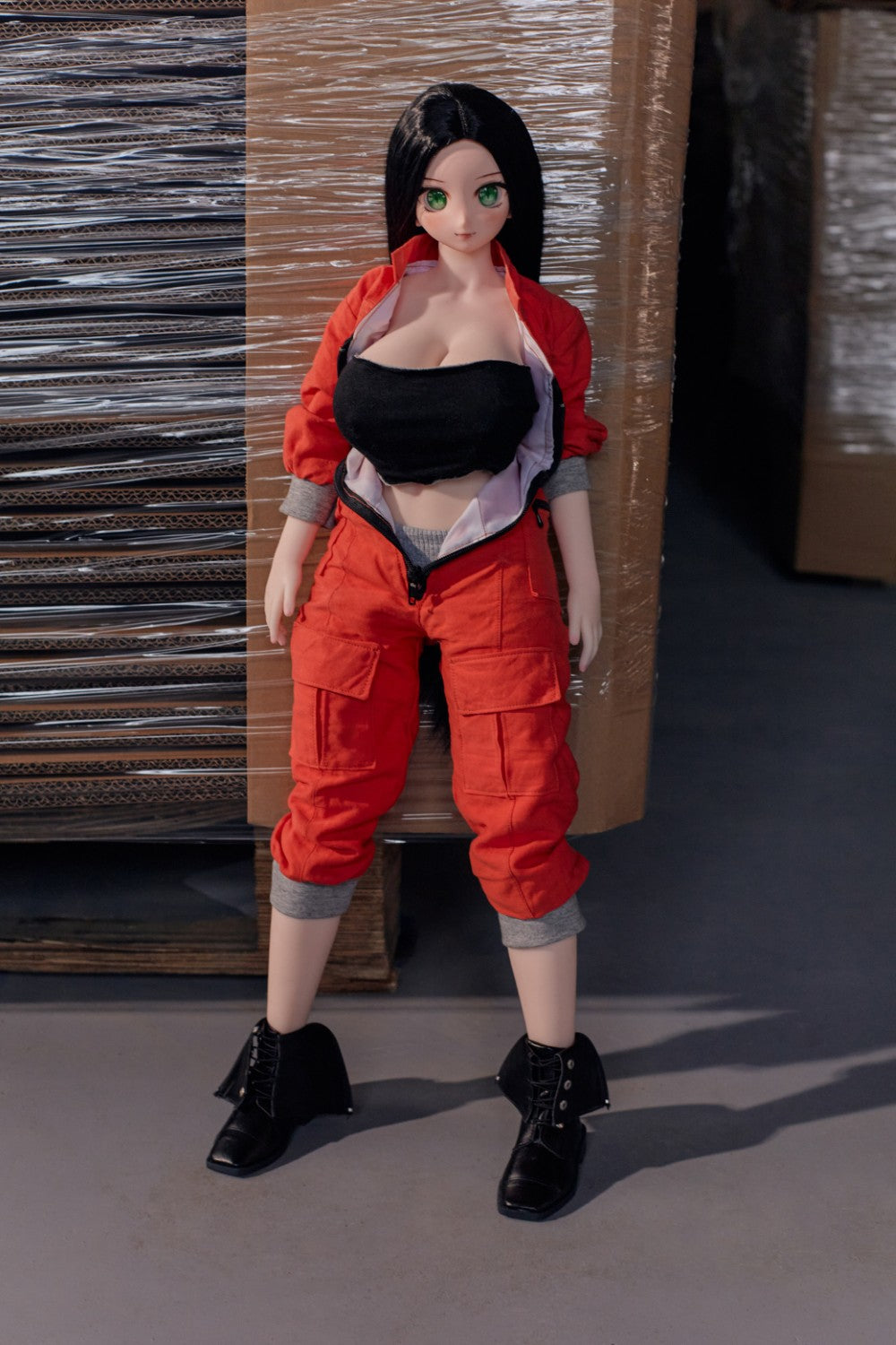 Rina sexdukke (Climax Doll Mini 60 cm G-cup silikone)