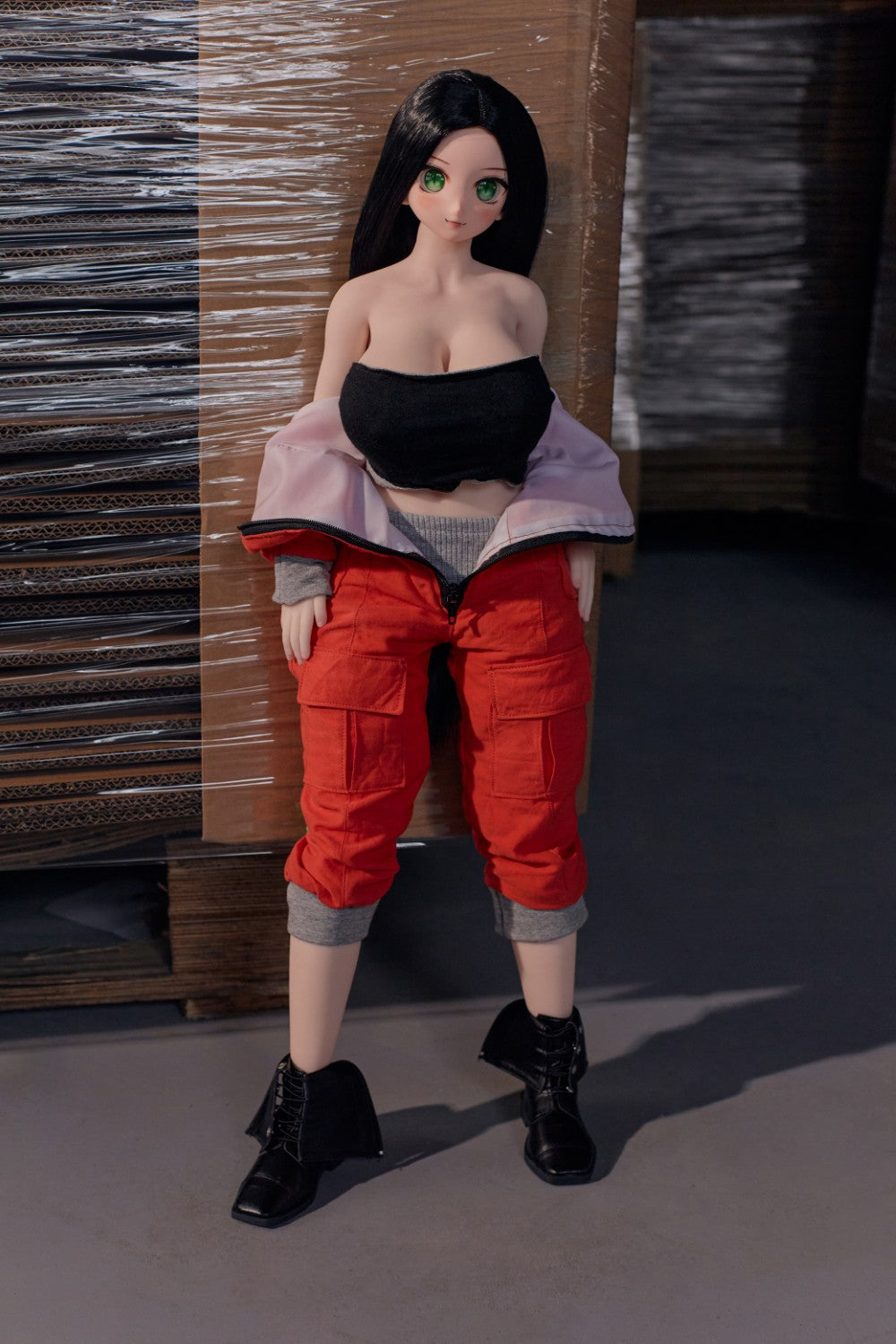 Rina sexdukke (Climax Doll Mini 60 cm G-cup silikone)