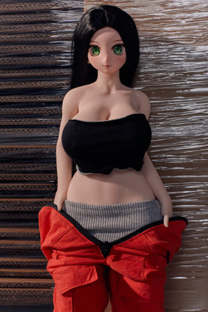 Rina sexdukke (Climax Doll Mini 60 cm g-cup silikone)