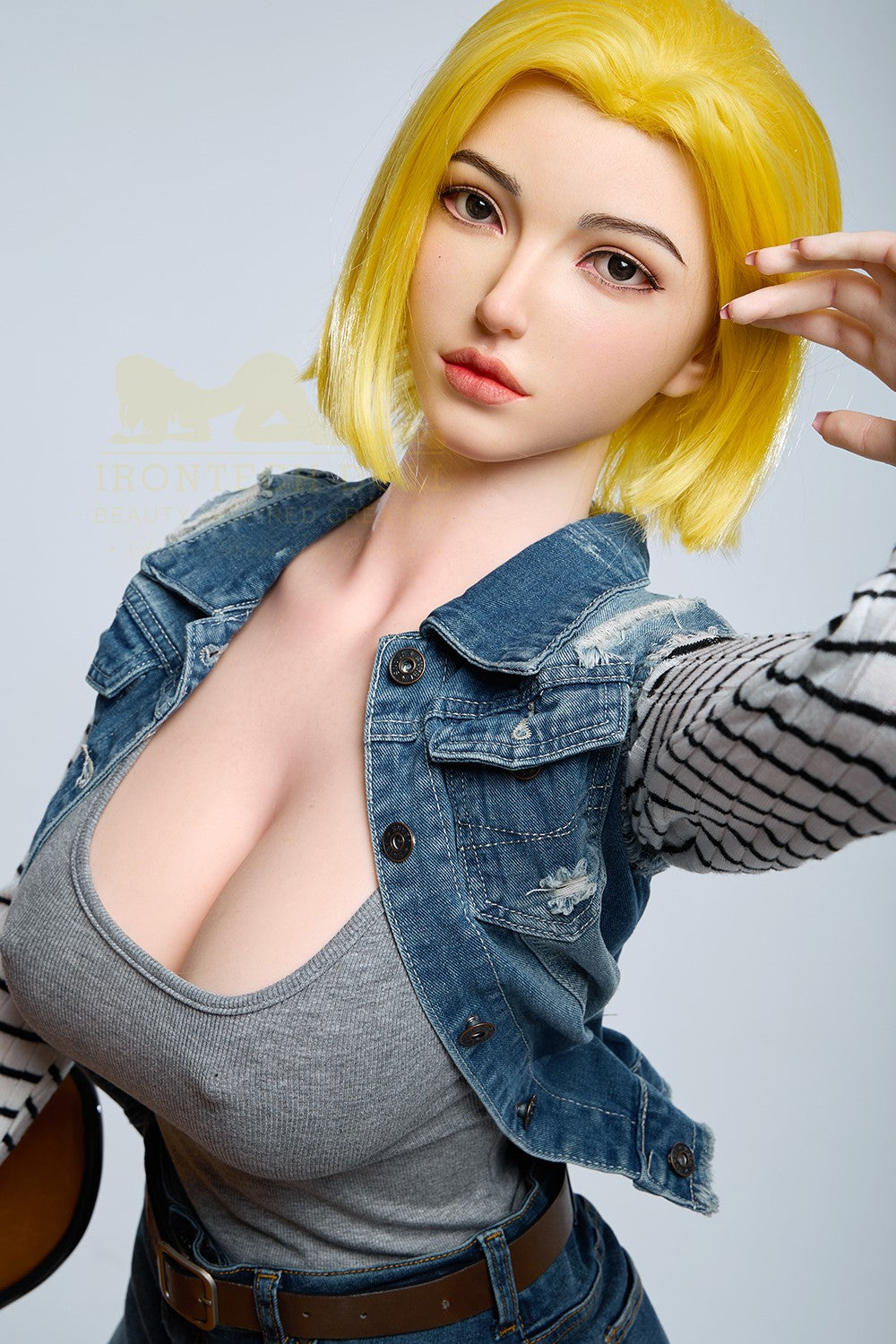Joline Android 18 sexdukke (Irontech Doll 159 cm G-cup S41 silikone)