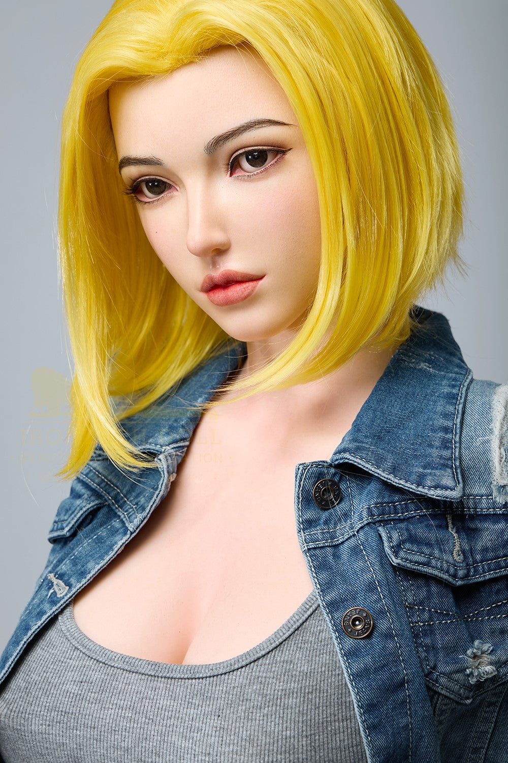 Joline Android 18 sexdukke (Irontech Doll 159 cm G-cup S41 silikone)