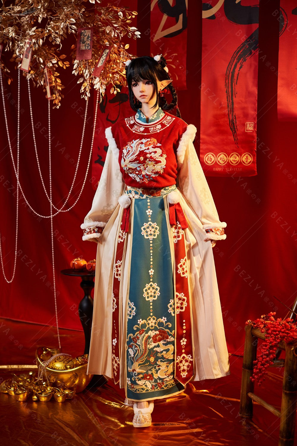 Calla sexdukke (Bezlya Doll 163 cm E-cup 2.2CF silikone)