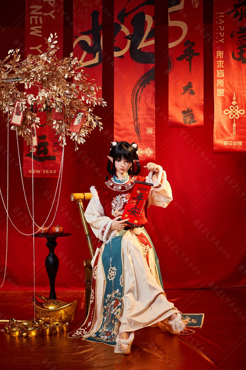 Calla sexdukke (Bezlya Doll 163 cm E-cup 2.2CF silikone)