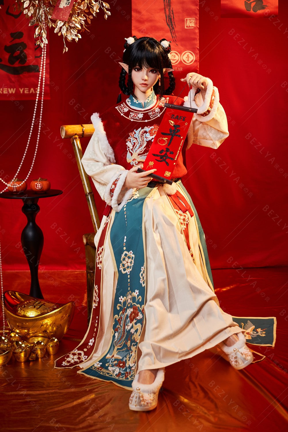 Calla sexdukke (Bezlya Doll 163 cm E-cup 2.2CF silikone)