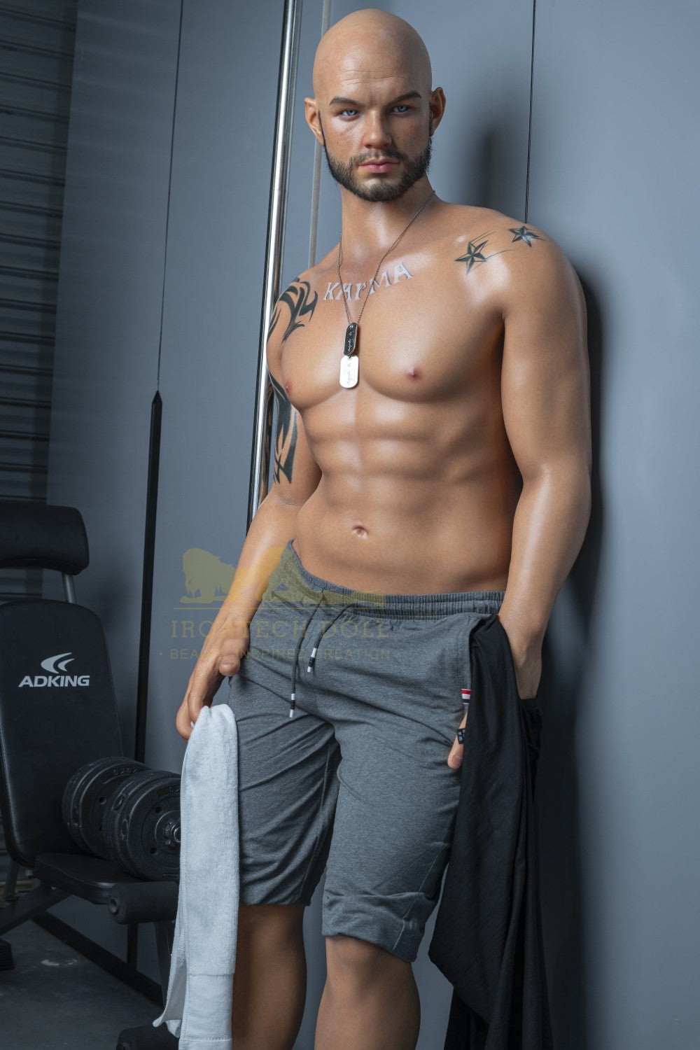 Cliff Jensen Pornstar sexdukke (Irontech Doll 190 cm silikone)