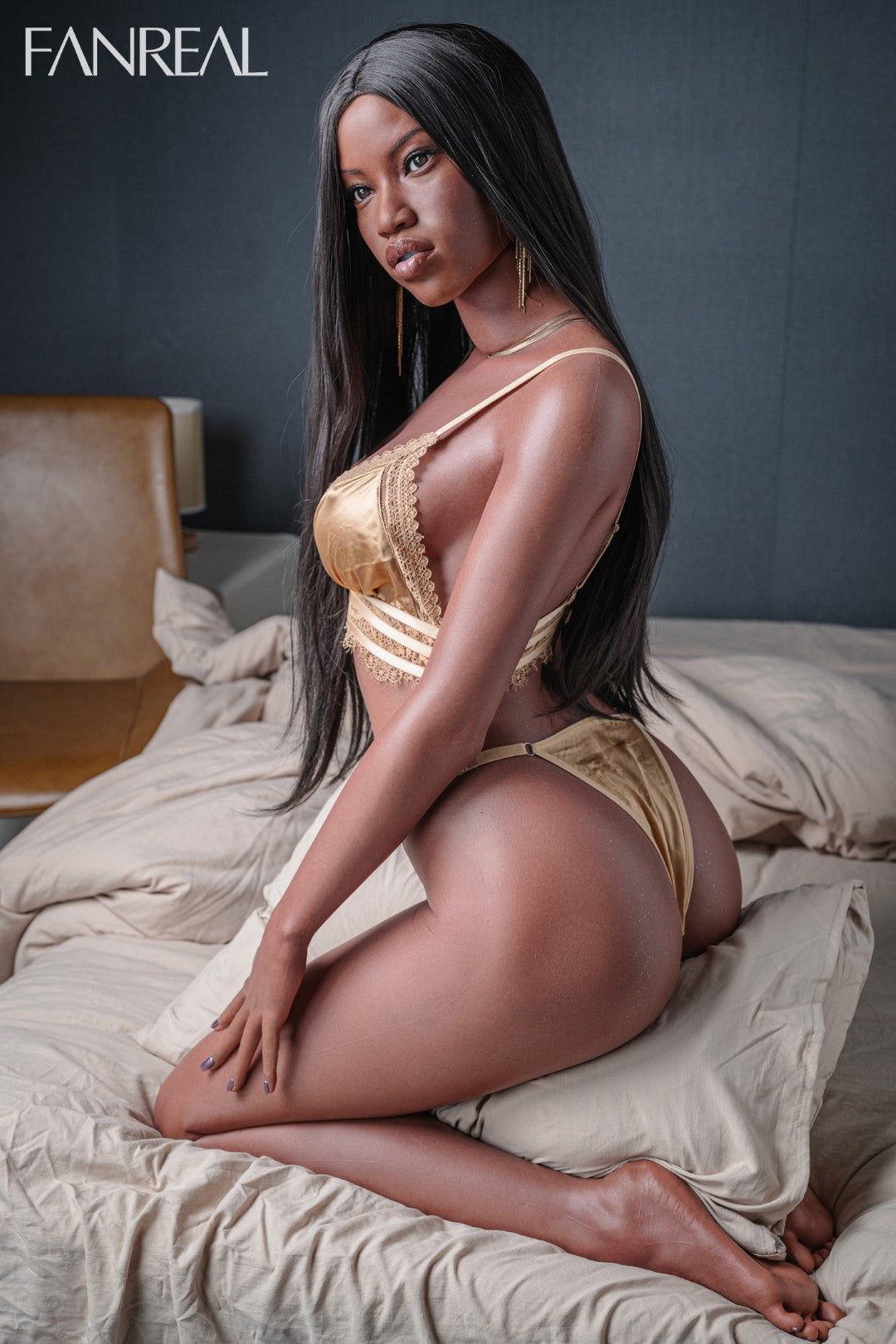 Ellie sexdukke (FanReal Doll 173 cm D-cup silikone)