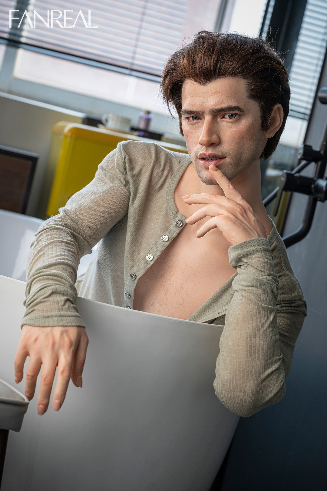 Carter Mand sexdukke (FanReal Doll 173 cm silikone)