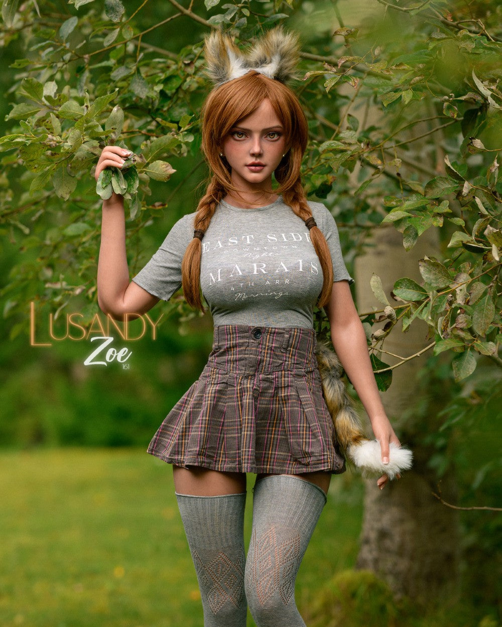 Zoe Sexdocka (Lusandy Doll 161cm D-kupa Silikon)