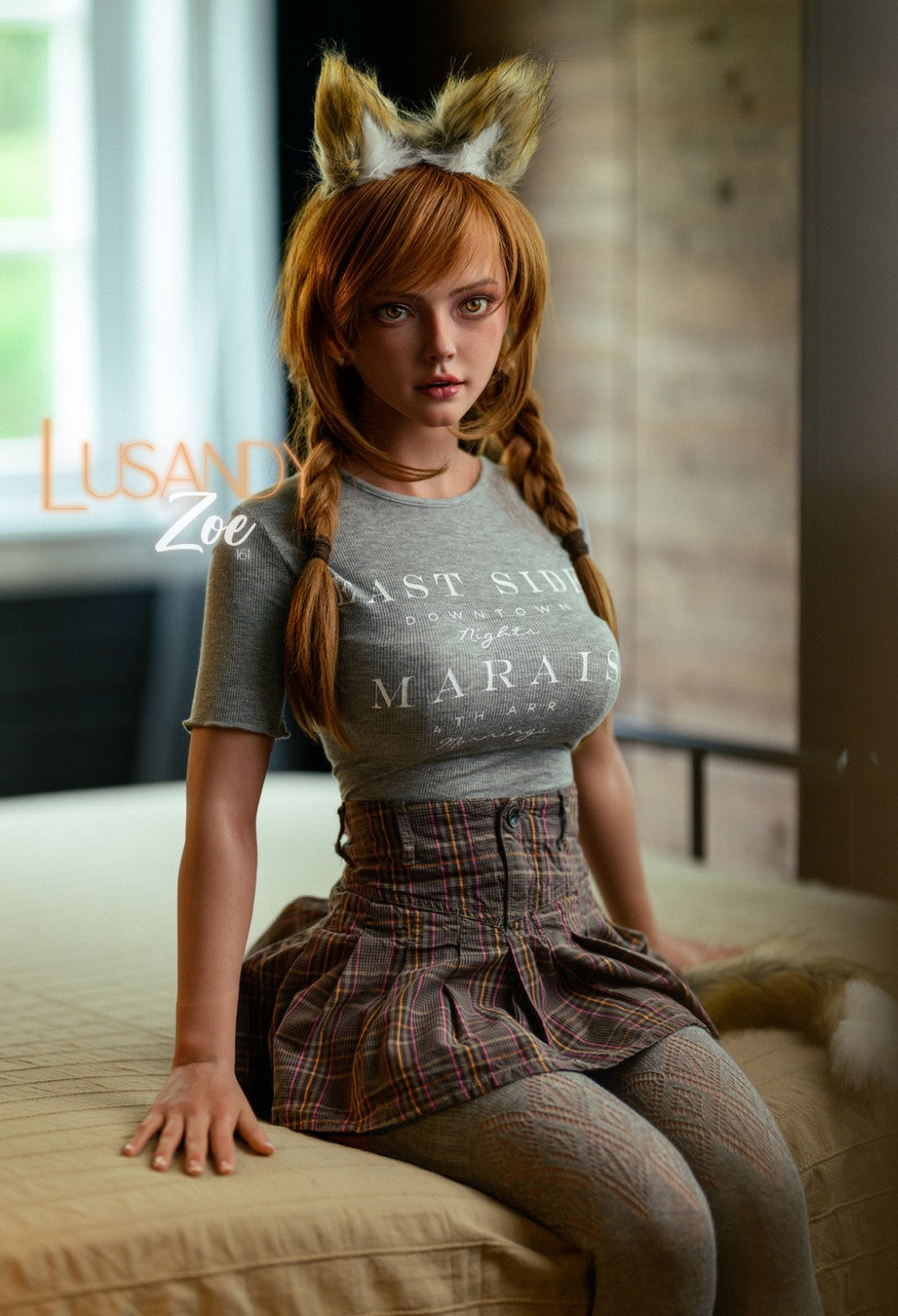 Zoe Sexdocka (Lusandy Doll 161cm D-kupa Silikon)
