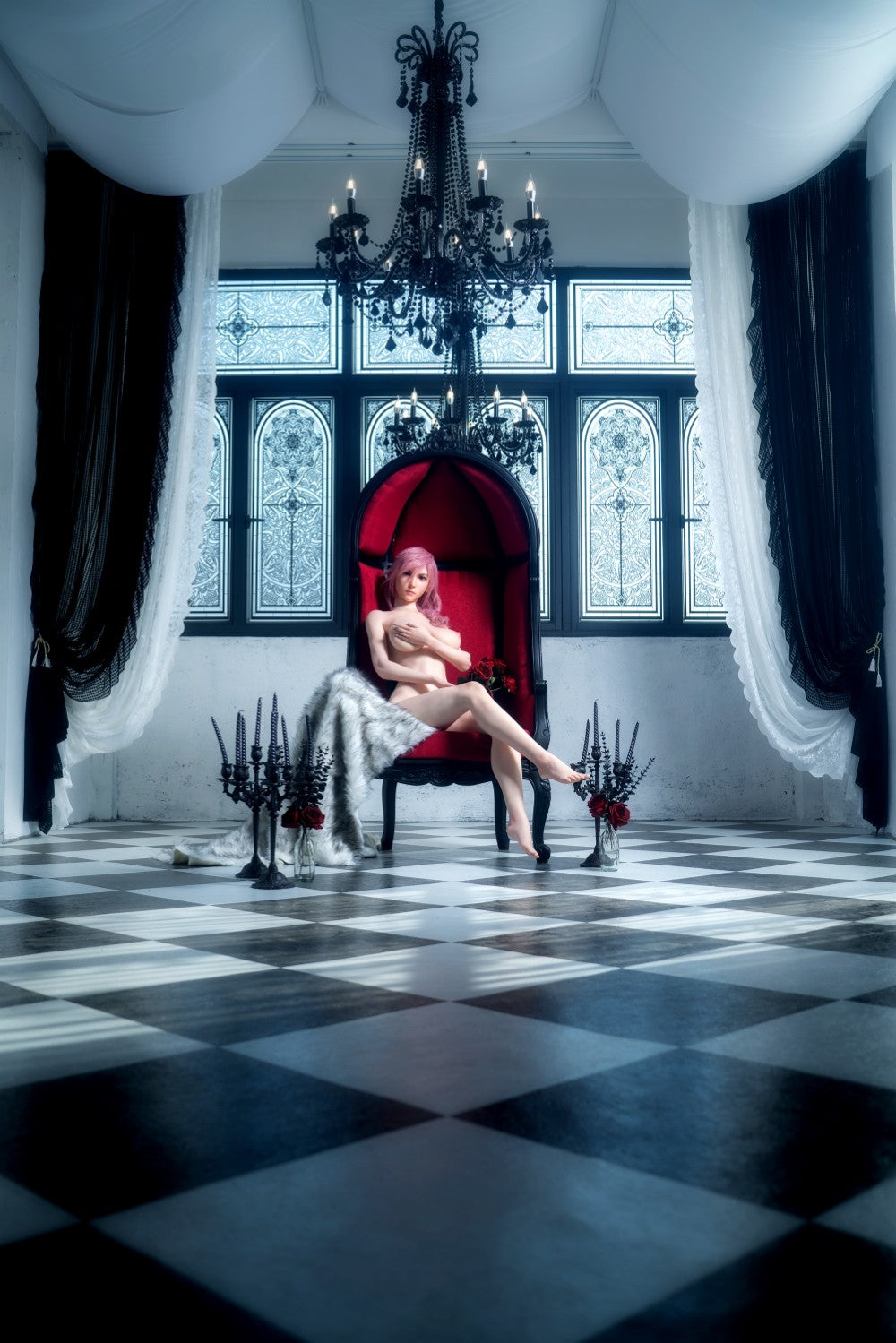 Lightning sexdukke (Game Lady 171 cm G-cup nr. 19 silikone)