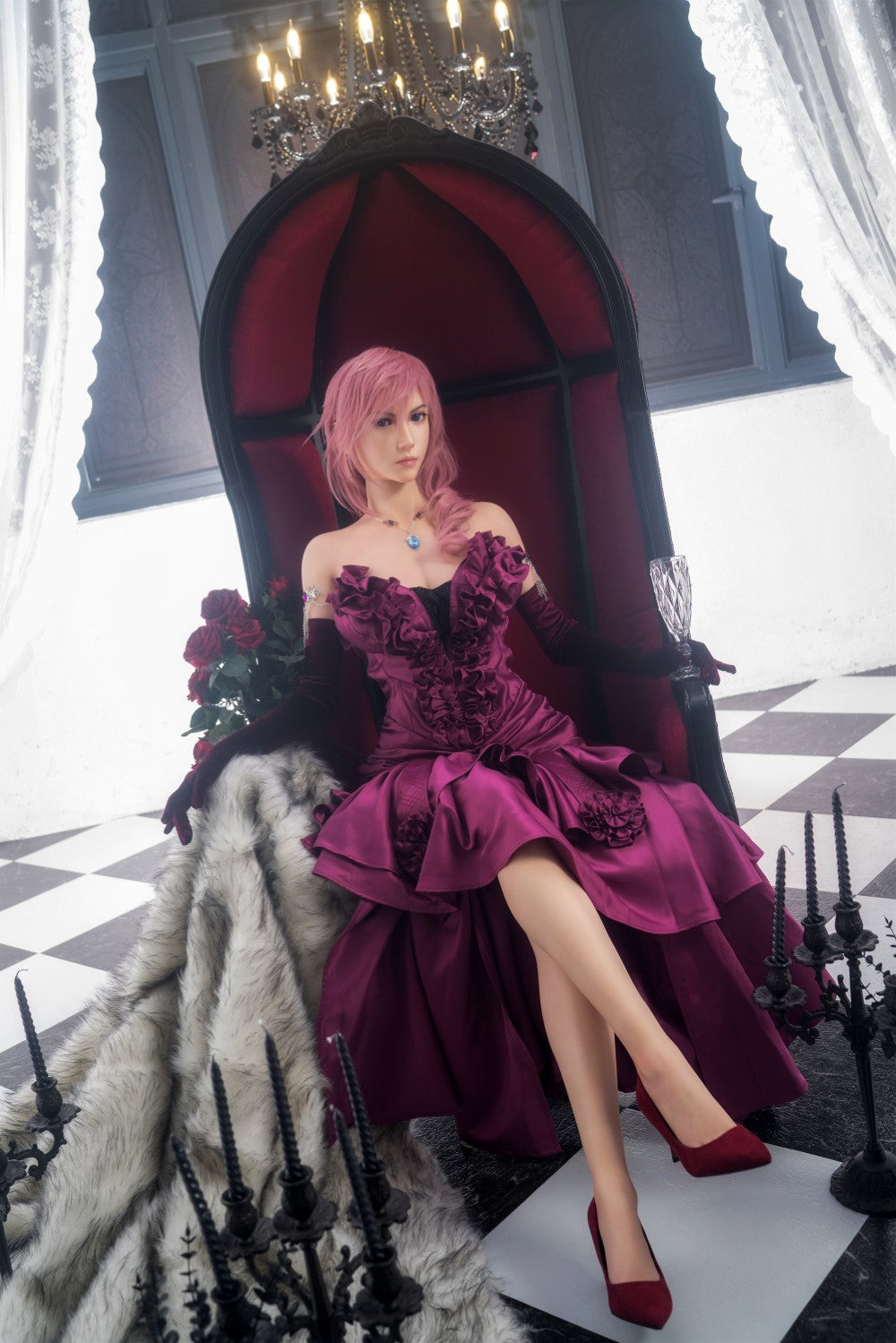 Lightning sexdukke (Game Lady 171 cm g-cup Nr .19 silikone)
