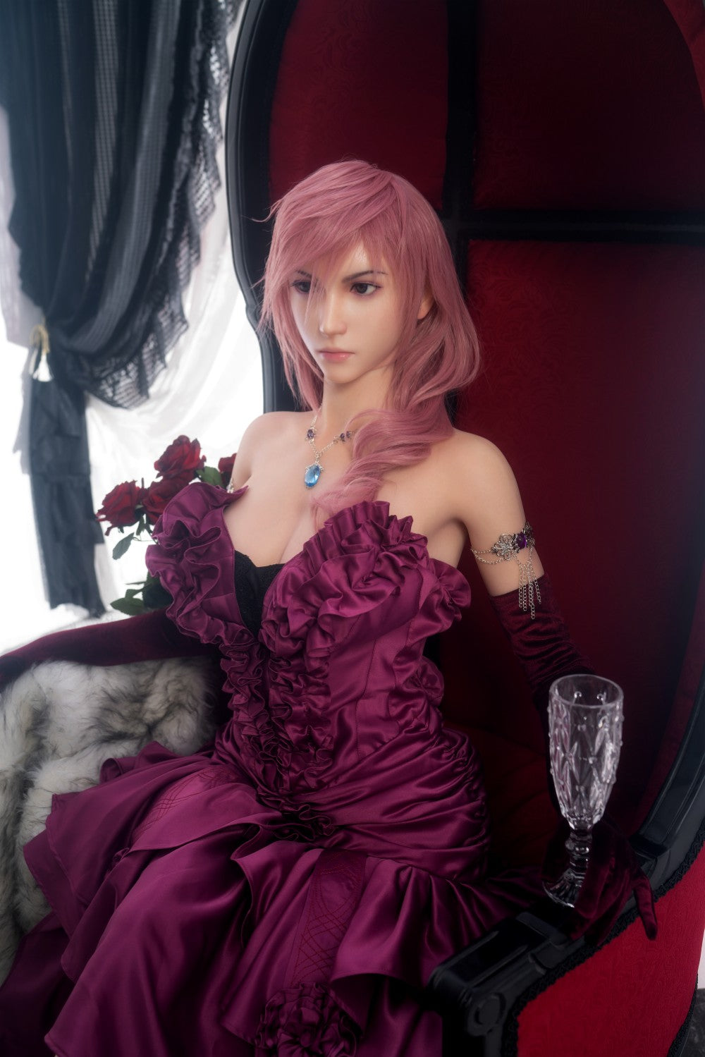 Lightning sexdukke (Game Lady 171 cm g-cup Nr .19 silikone)