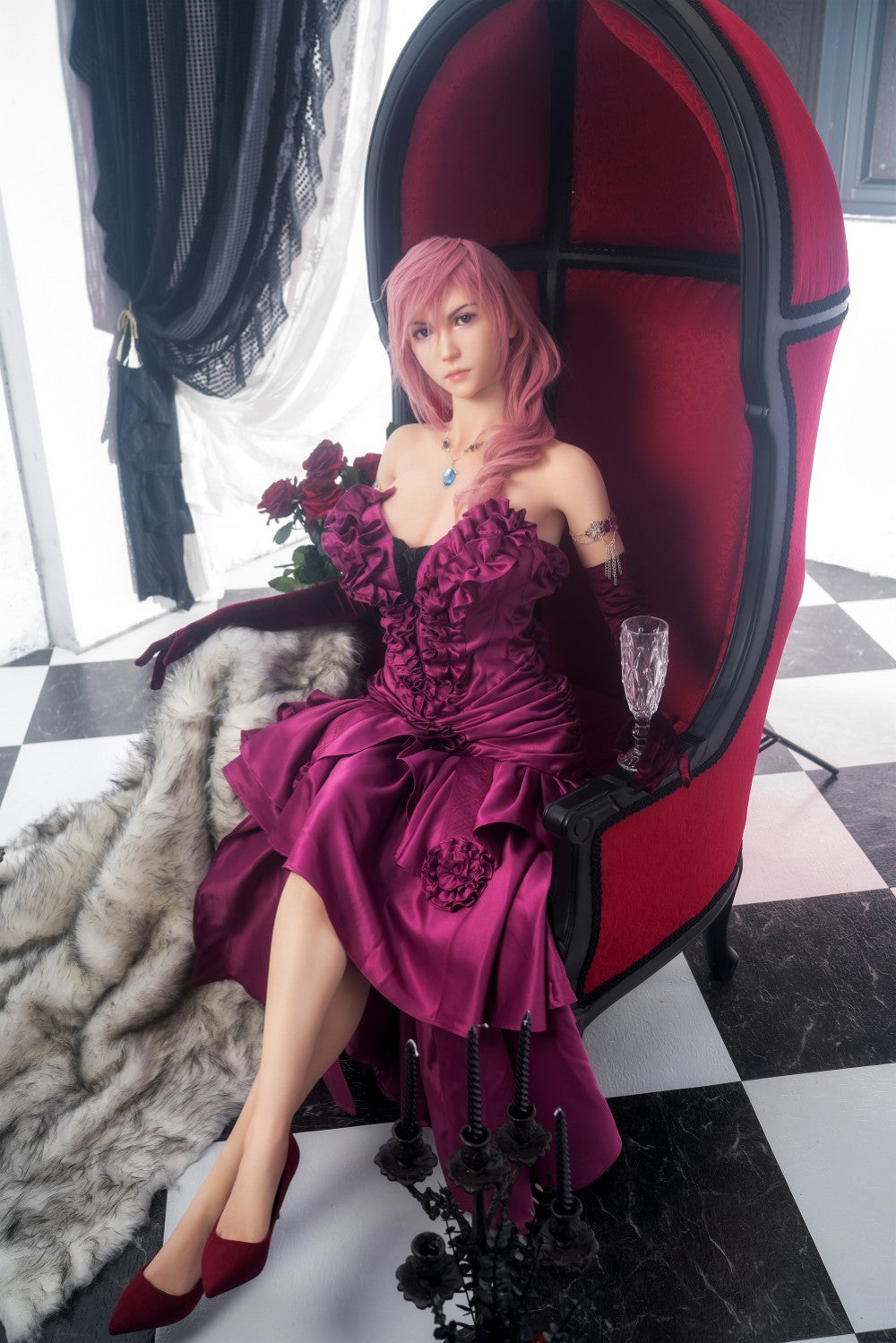 Lightning sexdukke (Game Lady 171 cm g-cup Nr .19 silikone)