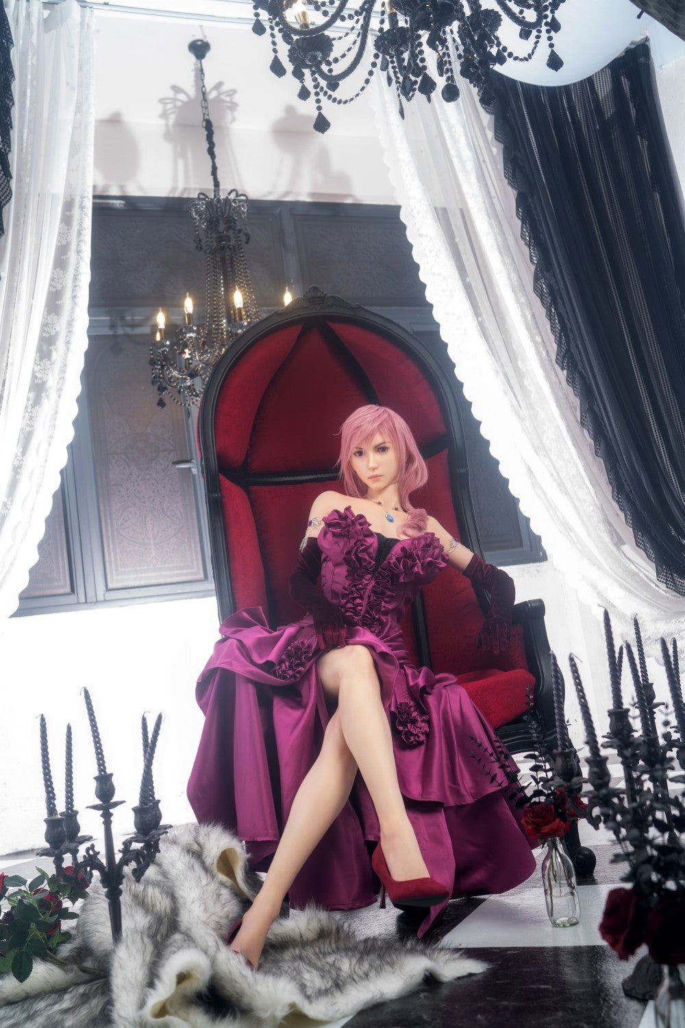 Lightning sexdukke (Game Lady 171 cm G-cup nr. 19 silikone)