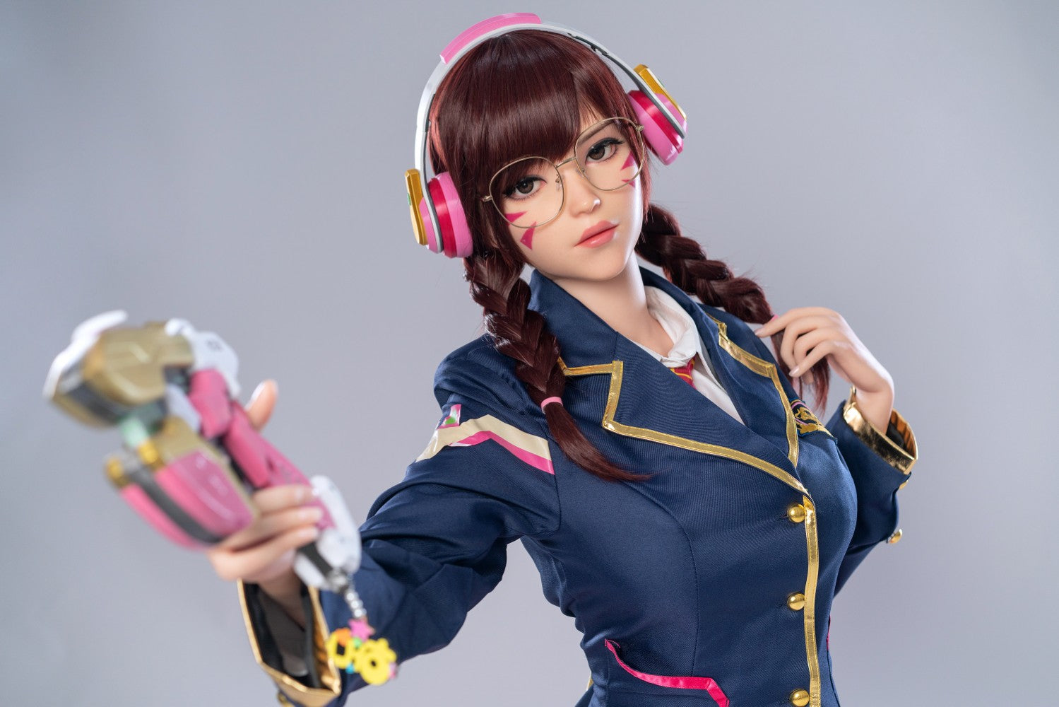 D.Va Hana sang sexdukke (Game Lady 166 cm E-cup nr. 23 silikone)