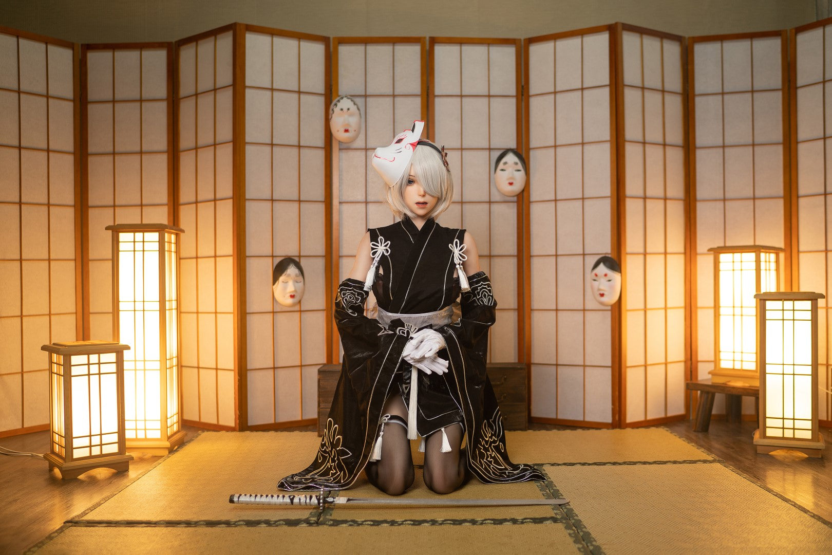 Yorha 2b sexdukke (Game Lady 171 cm ecup Nr .24 silikone)