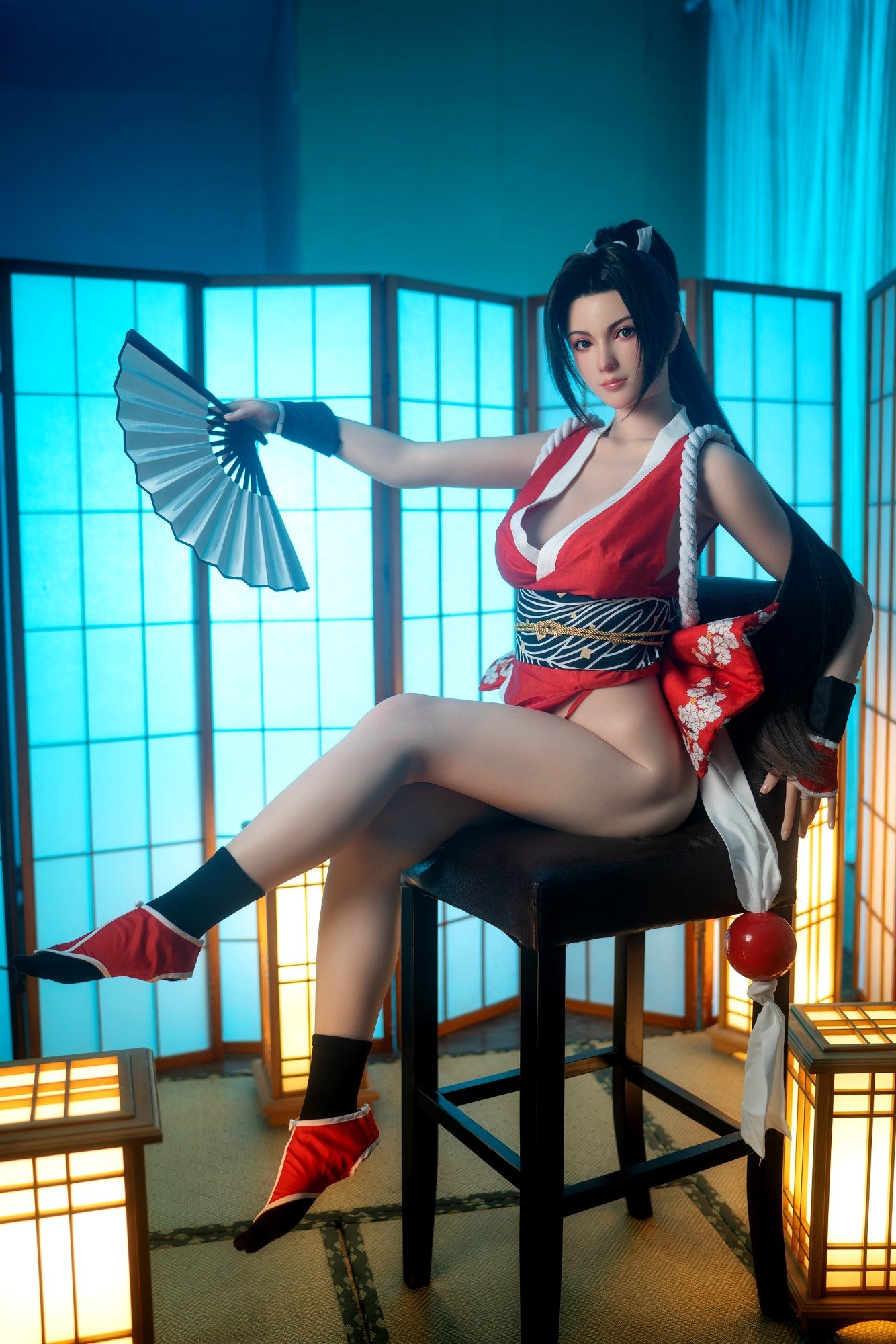 Mai Shiranui sexdukke (Game Lady 168 cm E-cup nr. 28 silikone)