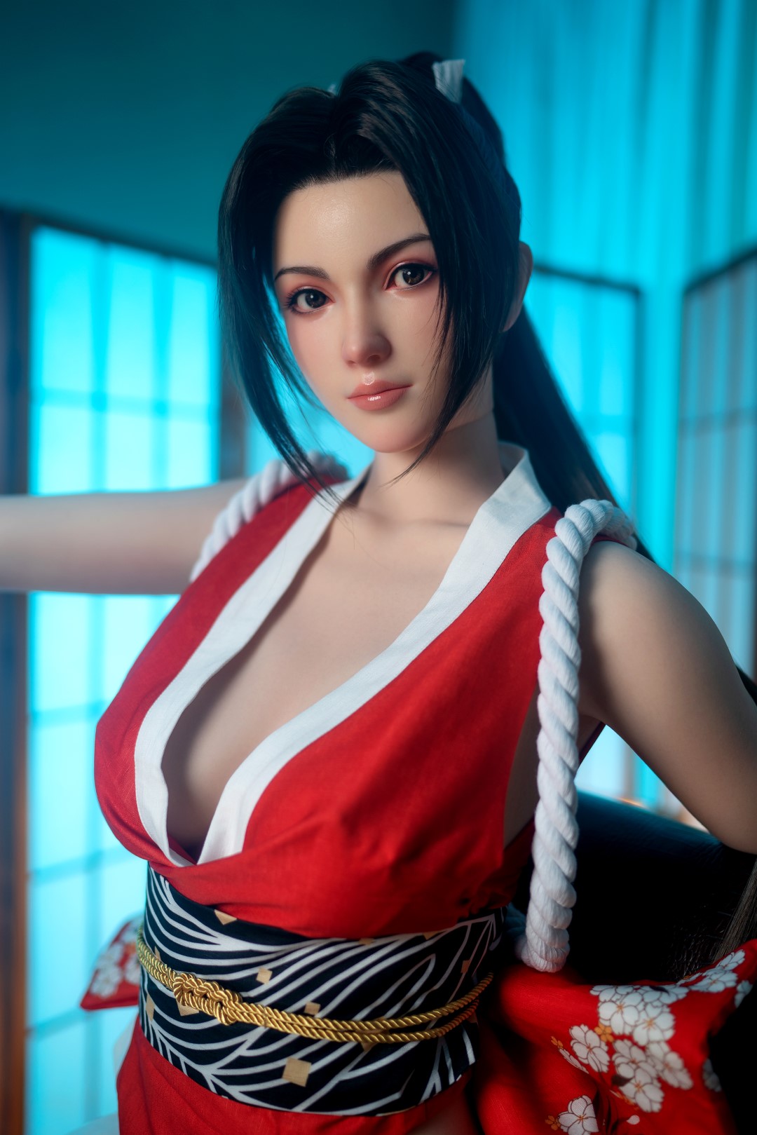 Mai Shiranui sexdukke (Game Lady 168 cm E-cup nr. 28 silikone)