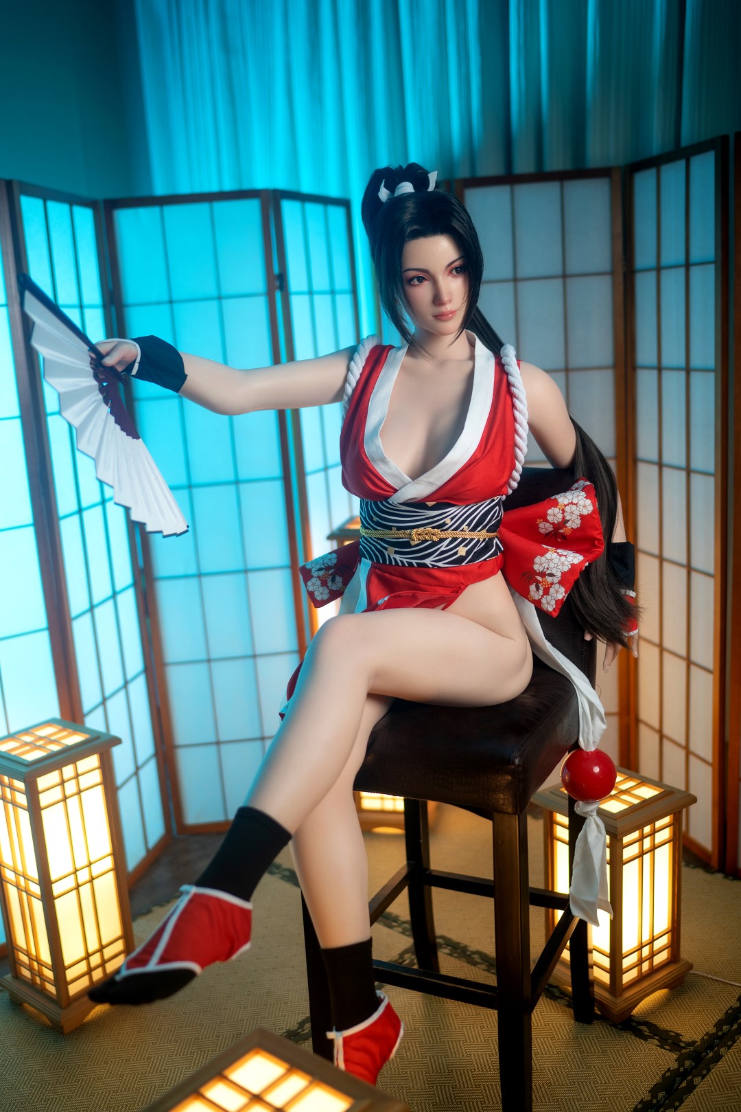 Mai Shiranui sexdukke (Game Lady 168 cm E-cup nr. 28 silikone)