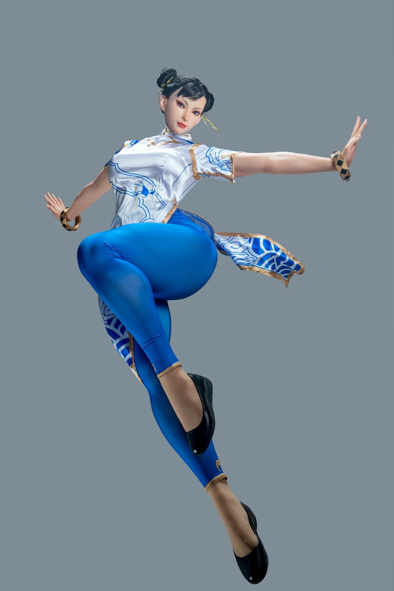 Chun Li sexdukke (Game Lady 169 cm F-cup nr. 33-1 silikone)