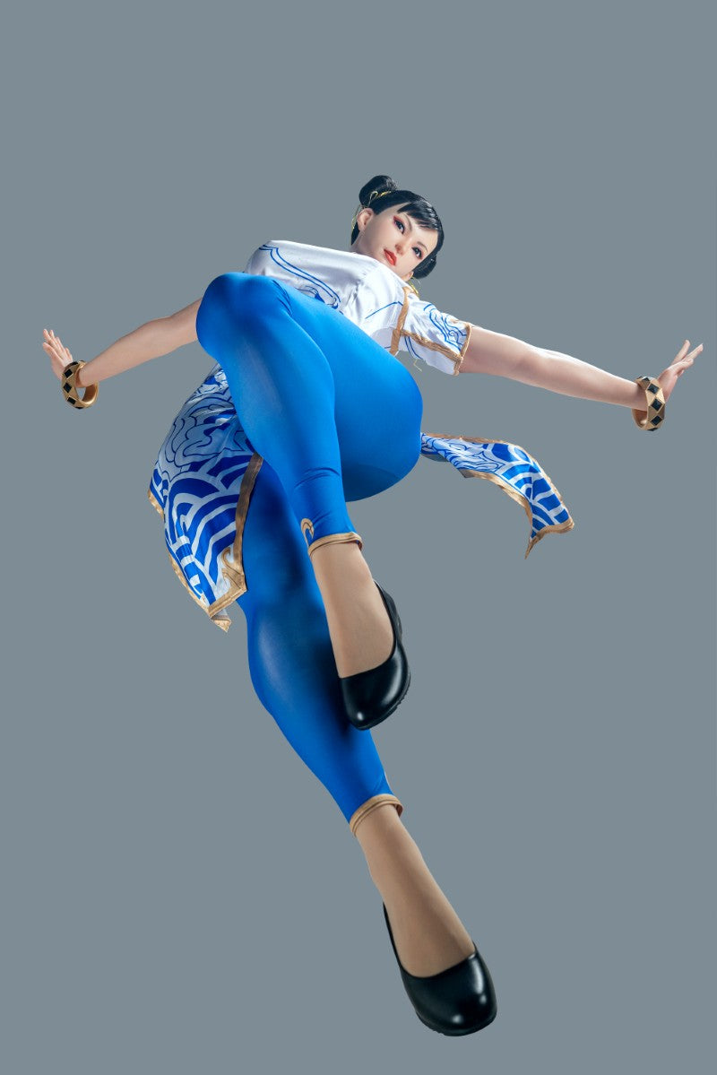 Chun Li sexdukke (Game Lady 169 cm F-cup nr. 33-1 silikone)