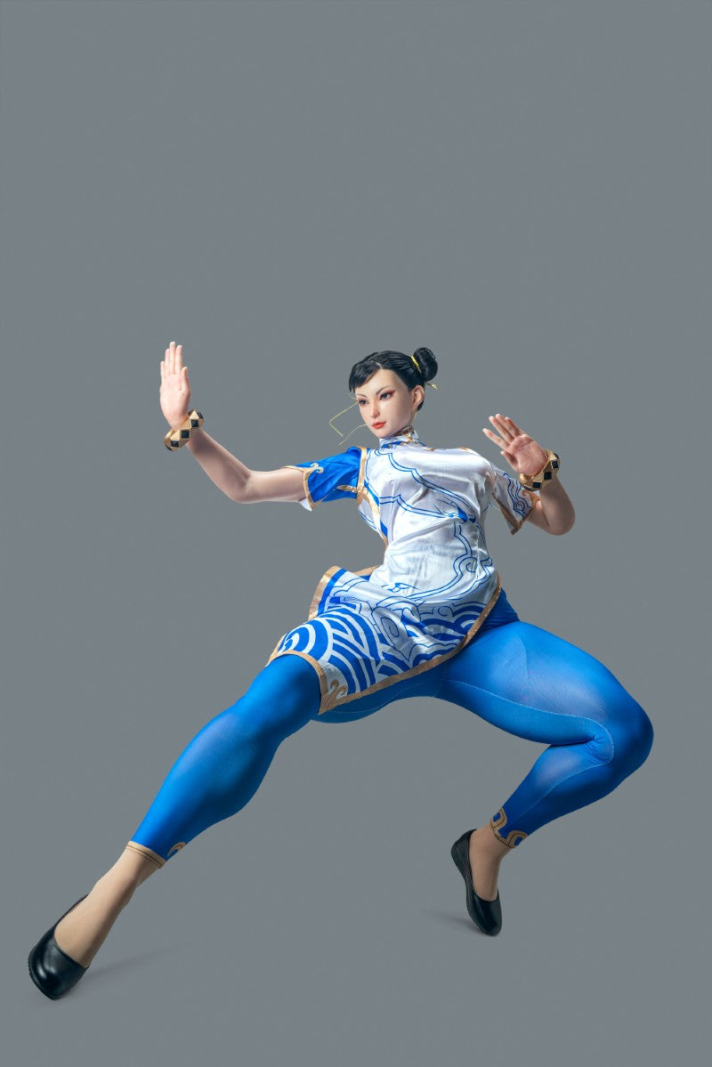 Chun Li sexdukke (Game Lady 169 cm F-cup nr. 33-1 silikone)
