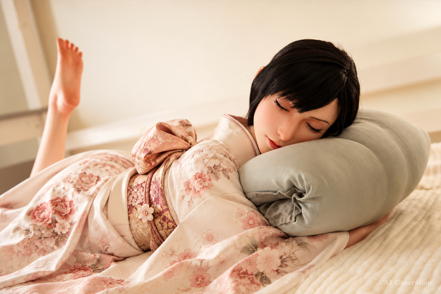 Tifa sover sexdukke (Game Lady 167 cm D-cup nr. 45 silikone)