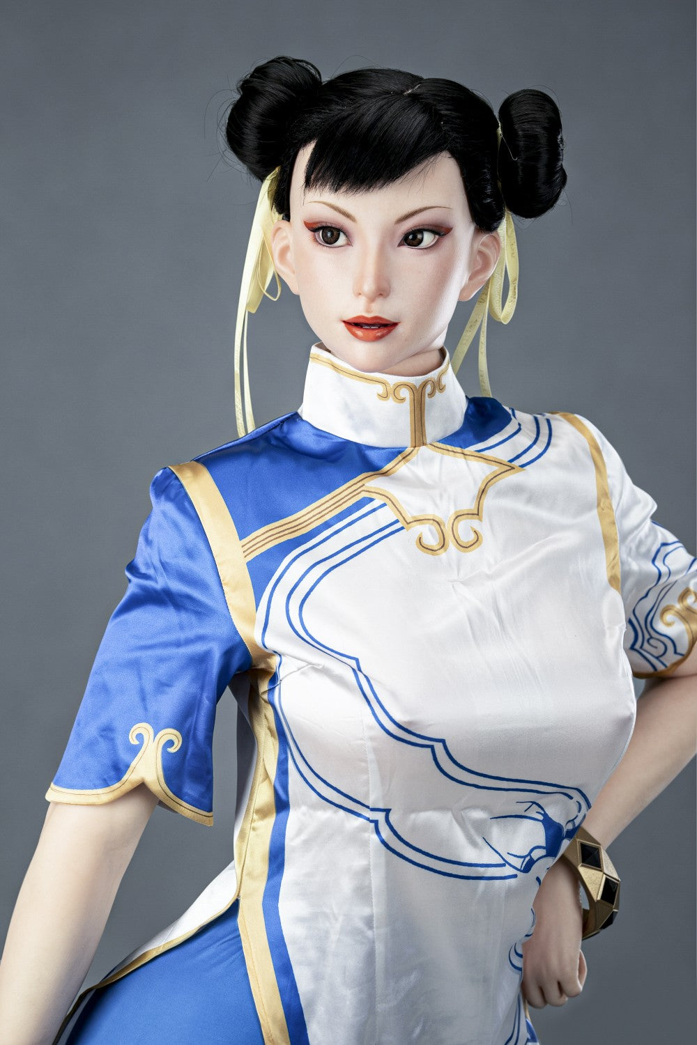 Chun Li sexdukke (Game Lady 169 cm F-cup nr. 47-1 silikone)