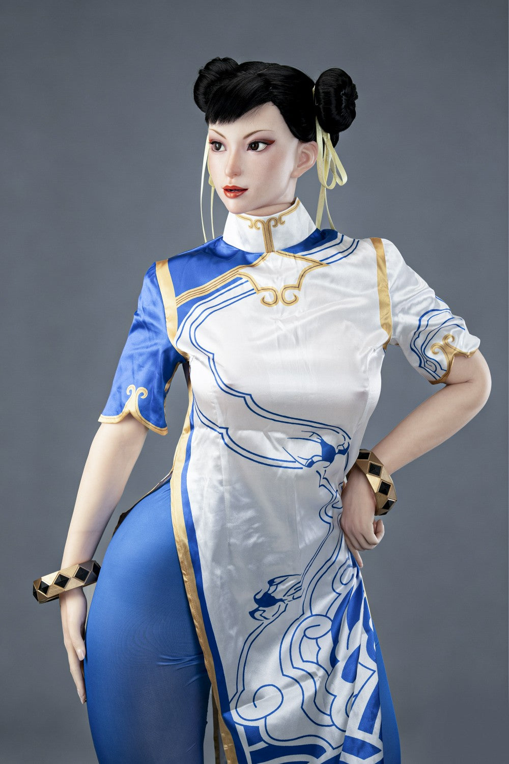 Chun Li sexdukke (Game Lady 169 cm F-cup nr. 47-1 silikone)