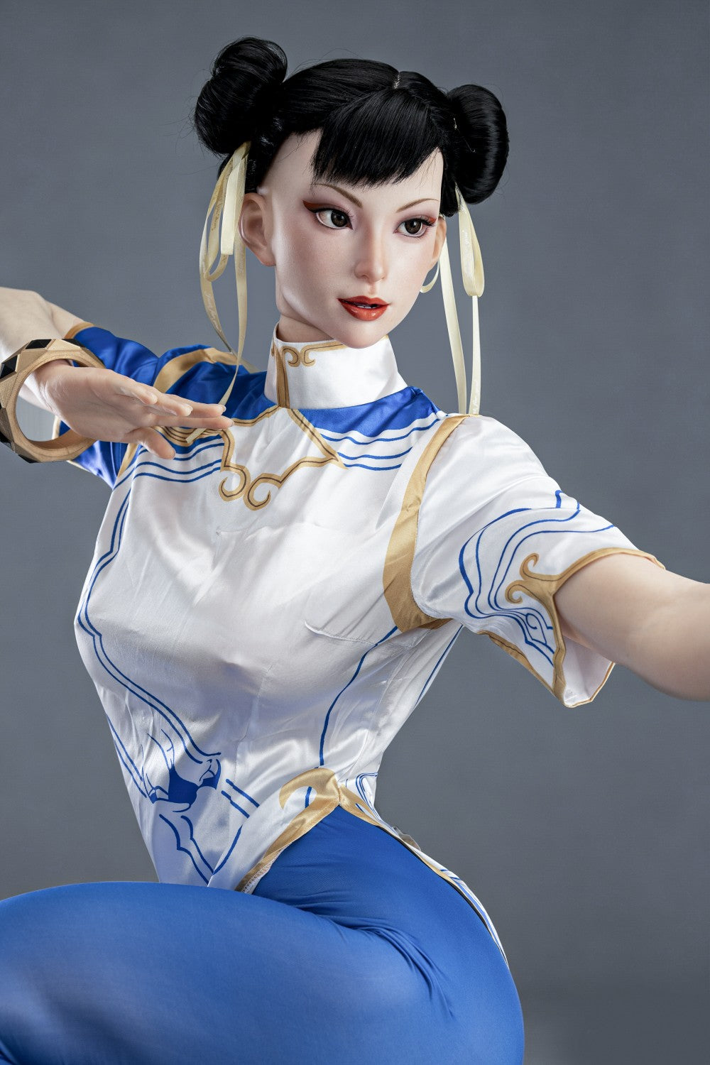Chun Li sexdukke (Game Lady 169 cm F-cup nr. 47-1 silikone)