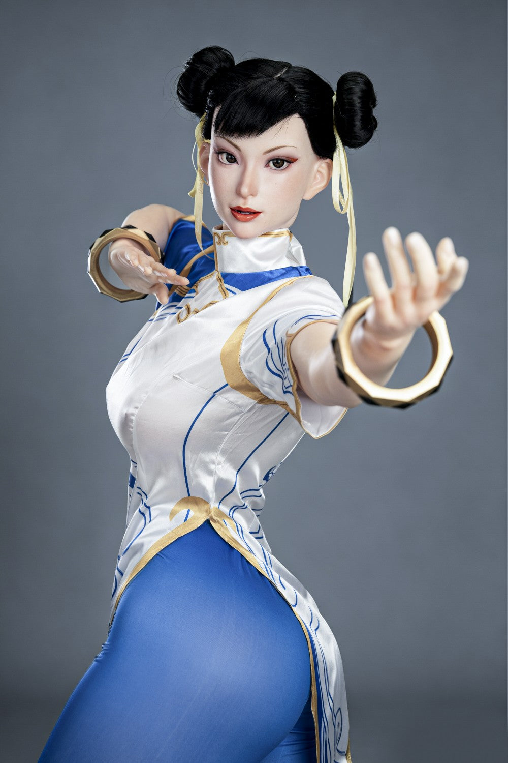 Chun Li sexdukke (Game Lady 169 cm F-cup nr. 47-1 silikone)