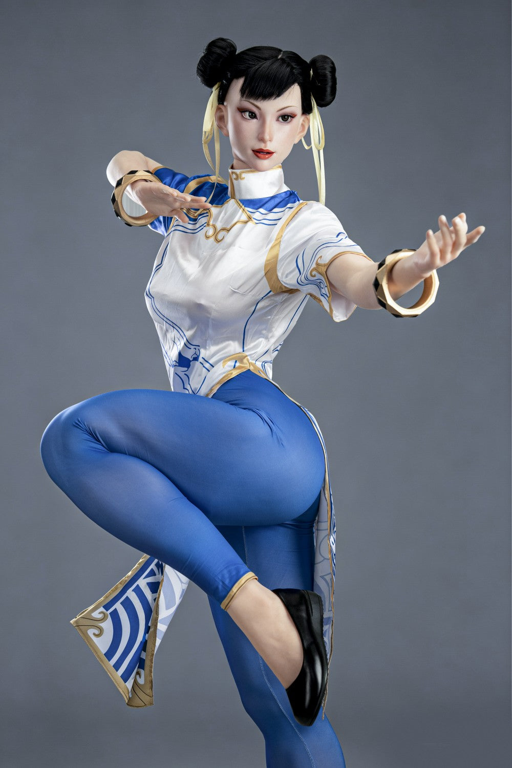 Chun Li sexdukke (Game Lady 169 cm F-cup nr. 47-1 silikone)