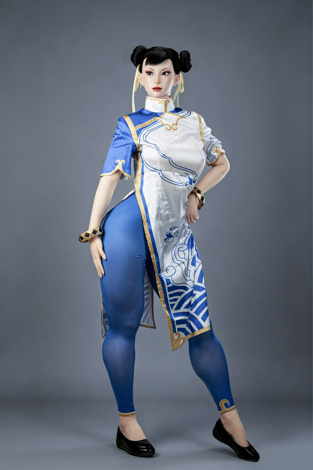 Chun Li sexdukke (Game Lady 169 cm F-cup nr. 47-1 silikone)