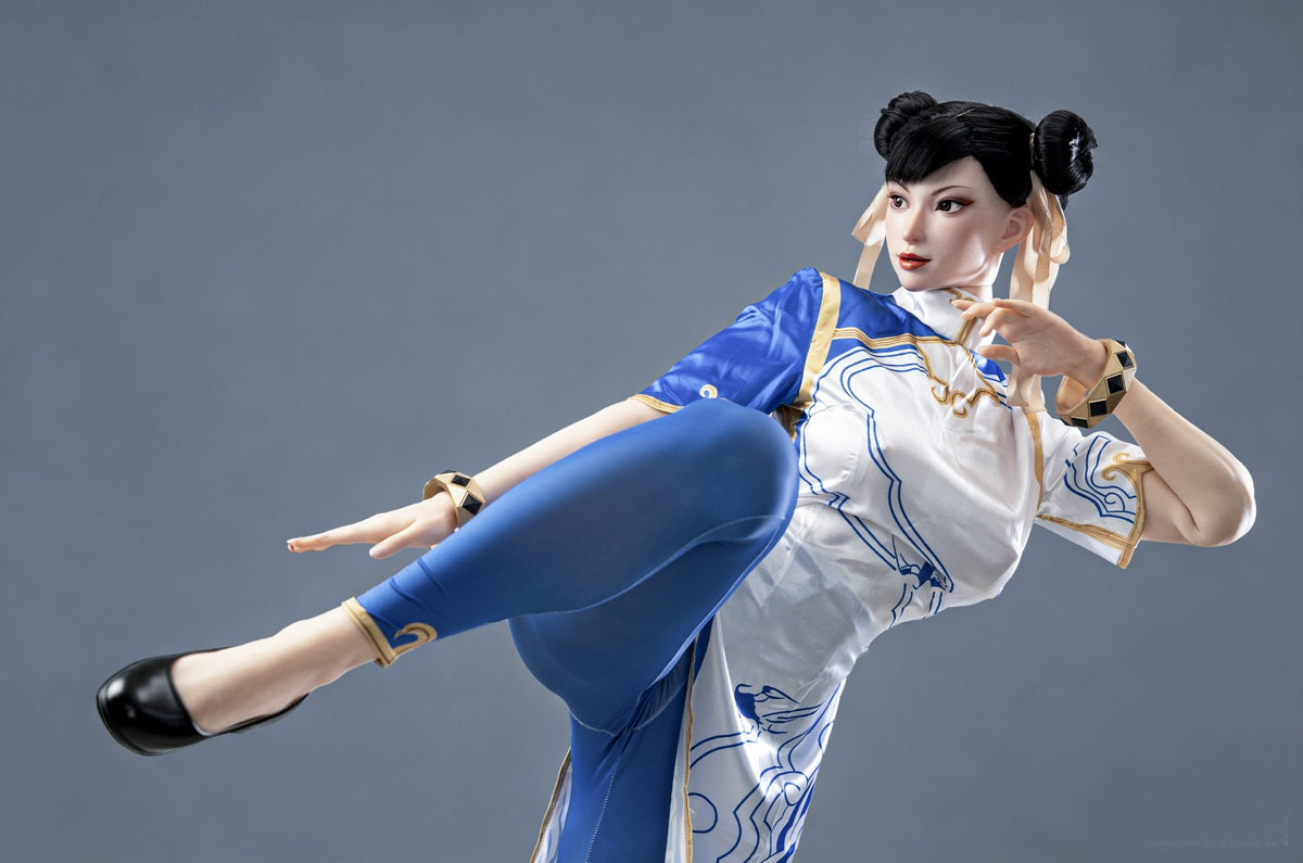 Chun Li sexdukke (Game Lady 169 cm F-cup nr. 47-1 silikone)