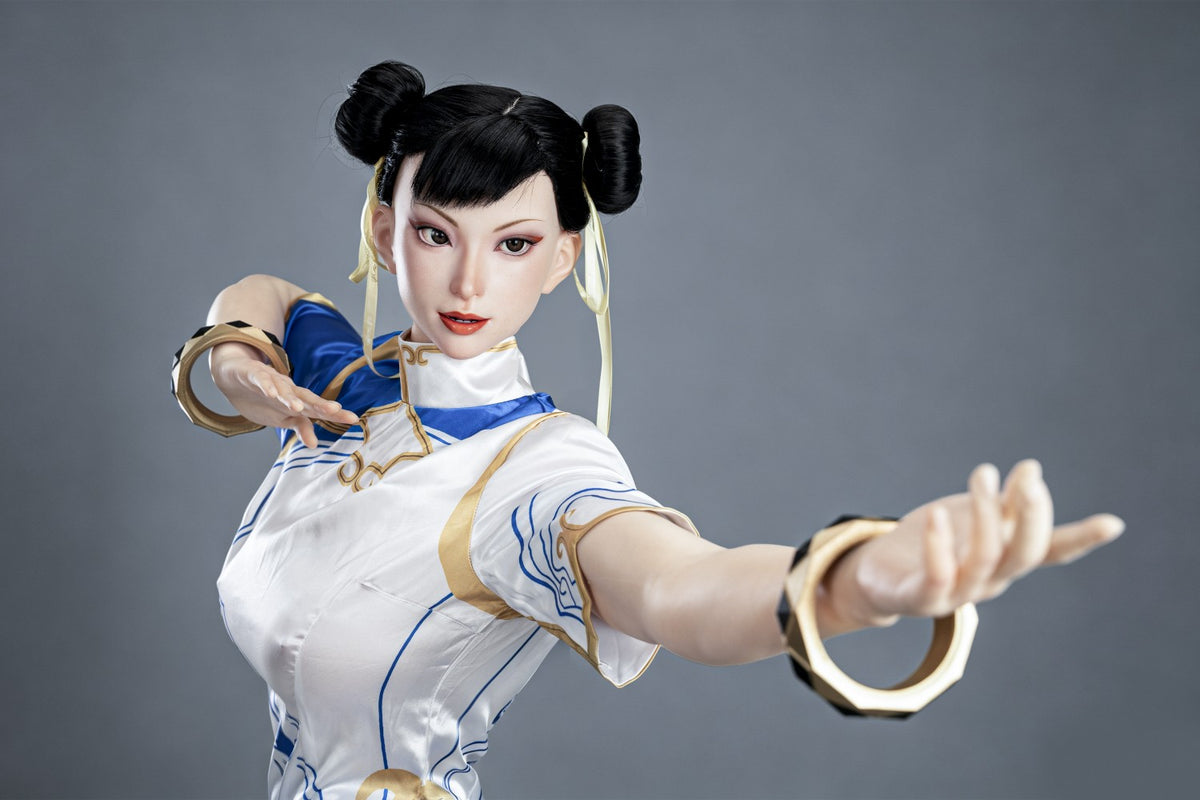 Chun Li sexdukke (Game Lady 169 cm F-cup nr. 47-1 silikone)
