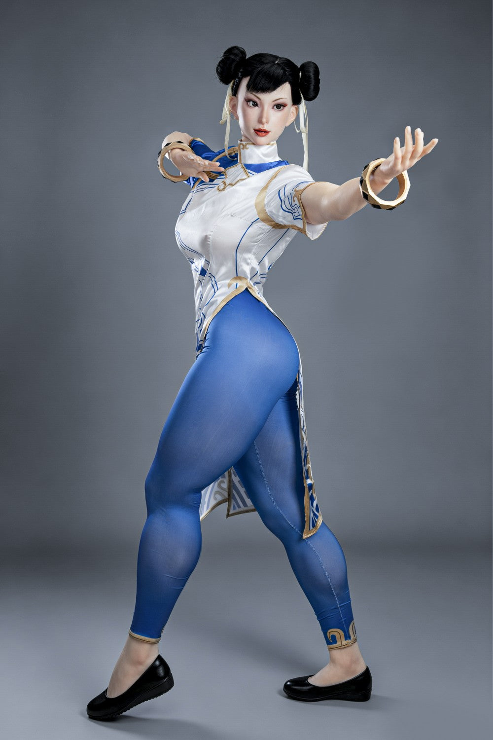 Chun Li sexdukke (Game Lady 169 cm F-cup nr. 47-1 silikone)