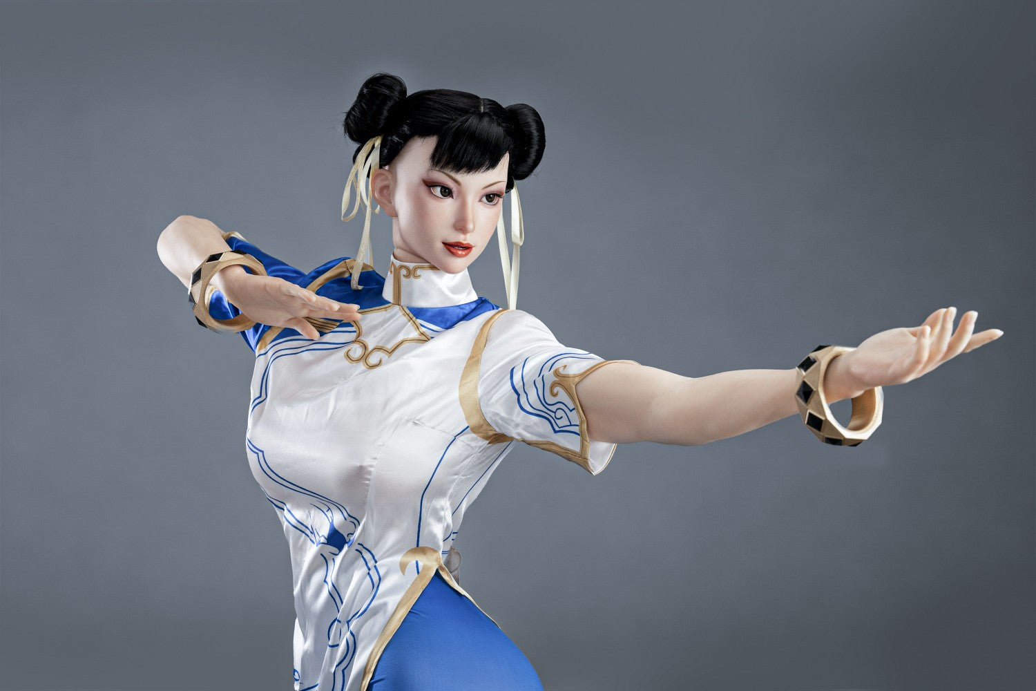 Chun Li sexdukke (Game Lady 169 cm F-cup nr. 47-1 silikone)