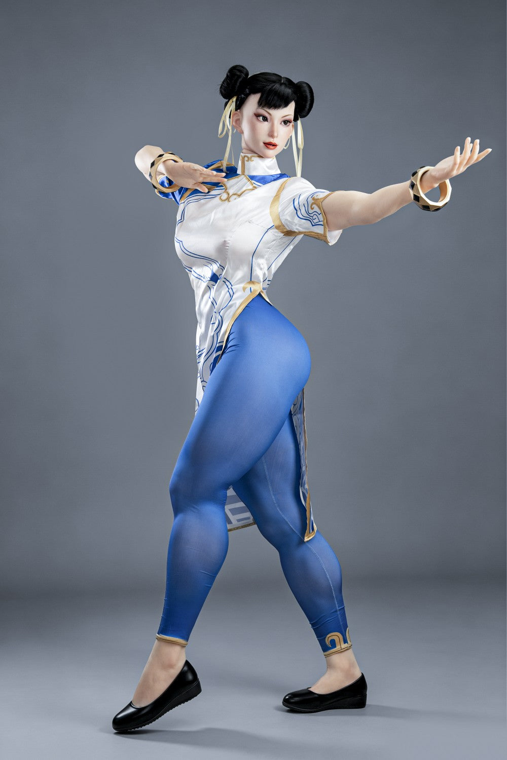 Chun Li sexdukke (Game Lady 169 cm F-cup nr. 47-1 silikone)