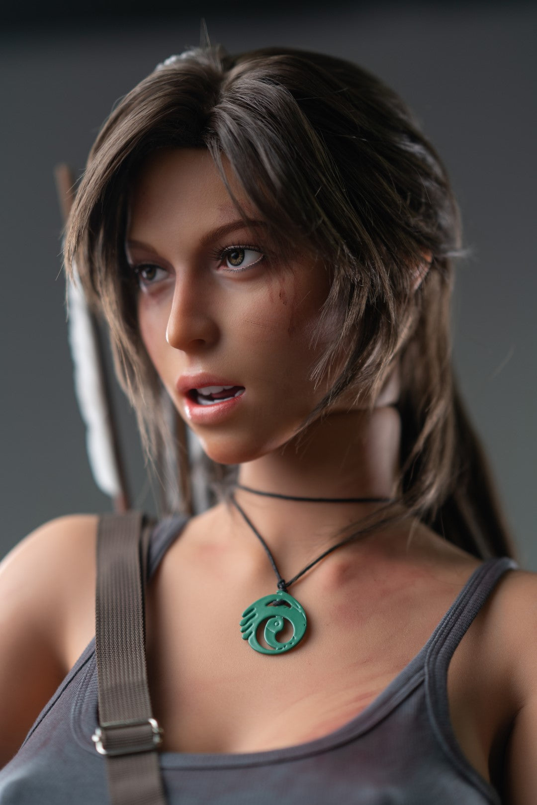 Lara Croft sexdukke (Game Lady 166 cm e-cup Nr. 20 silikone)