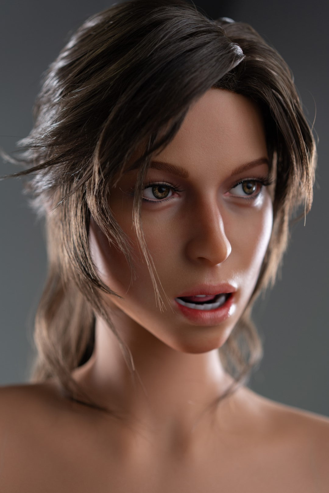 Lara Croft sexdukke (Game Lady 166 cm e-cup Nr. 20 silikone)