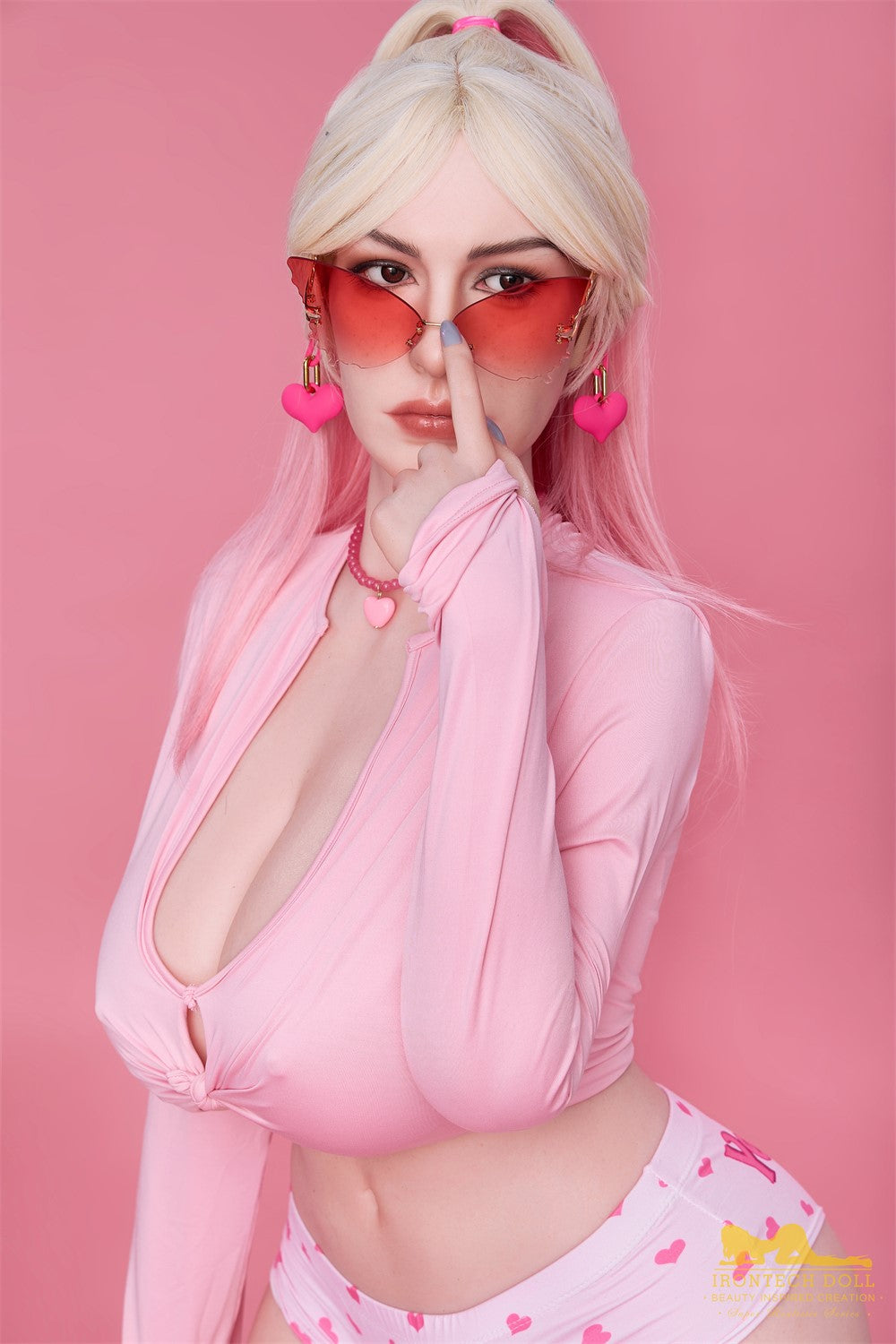 Lottie Shemale sexdukke (Irontech Doll 162cm J-cup S25 silikone)