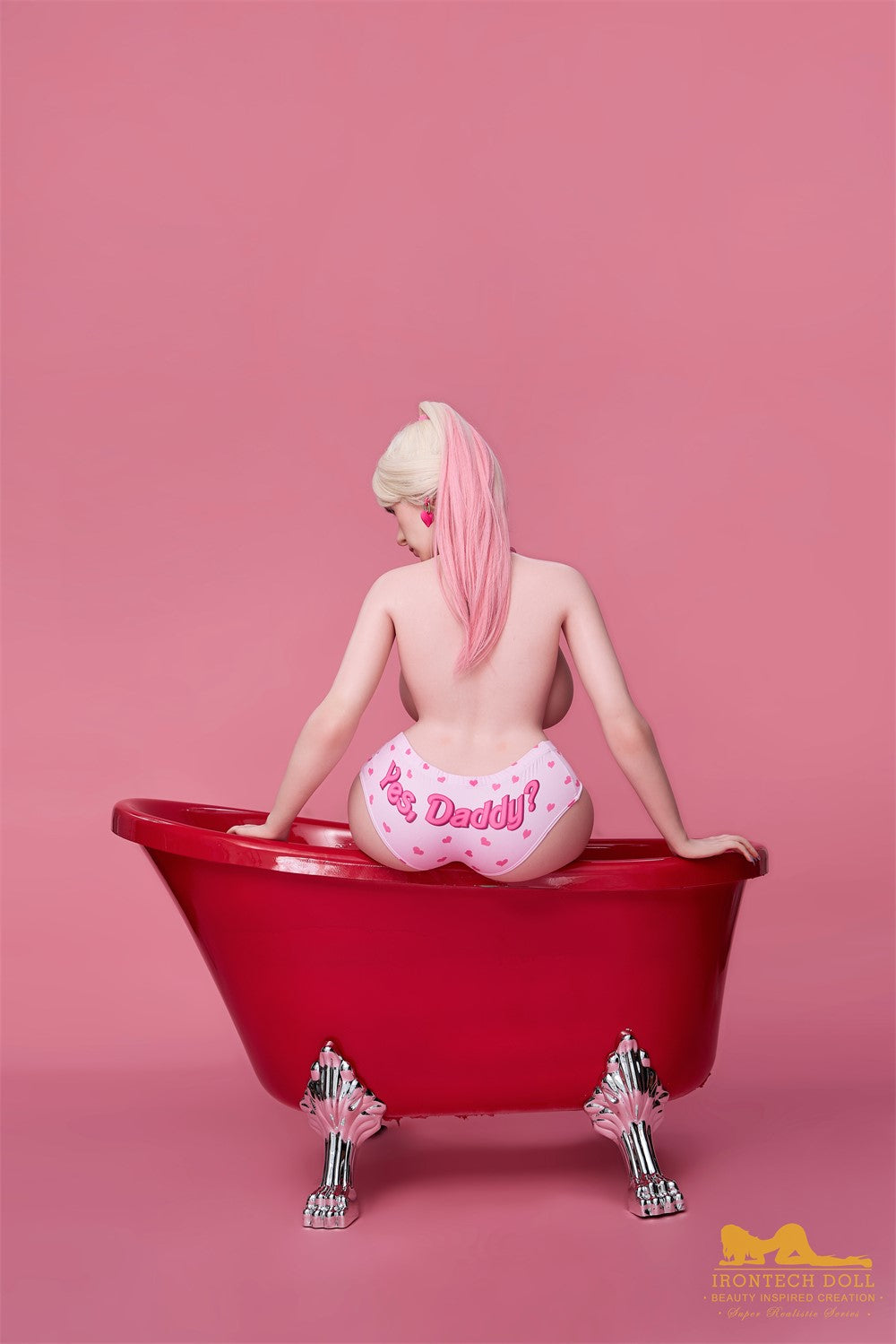 Lottie Shemale sexdukke (Irontech Doll 162 cm J-cup P25 silikone)